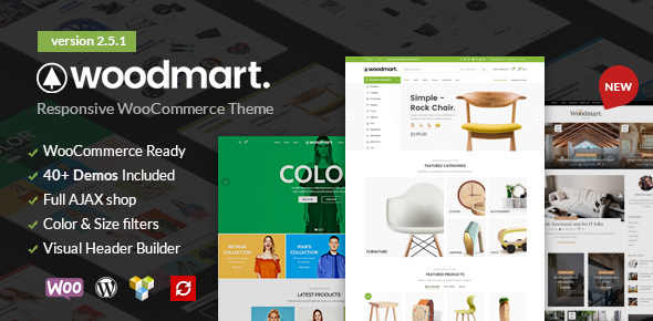 WoodMart - Multi-purpose WooCommerce Theme By Xtemos Nulled