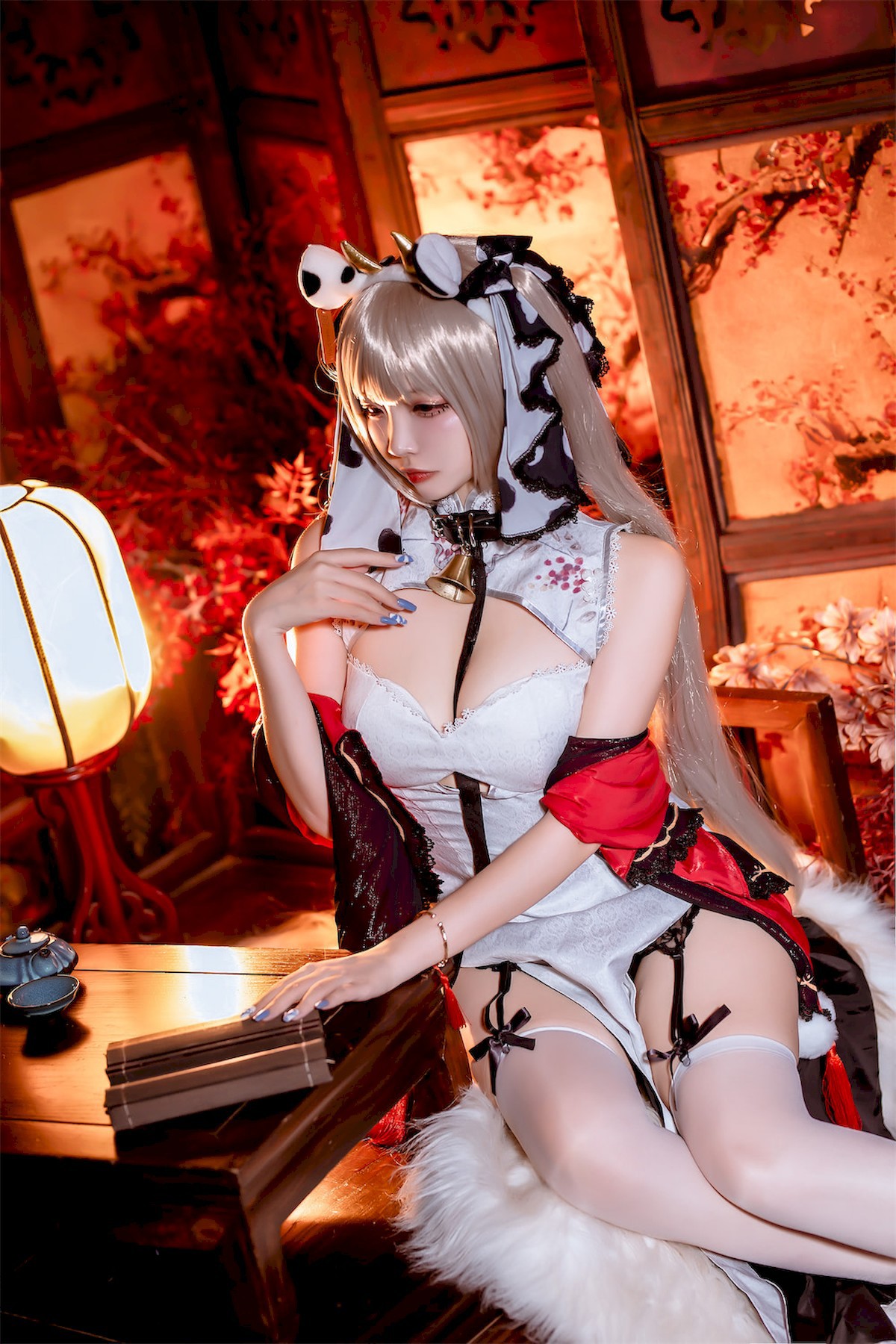 Cosplay Nisa Azur Lane Awesome Cheongsam