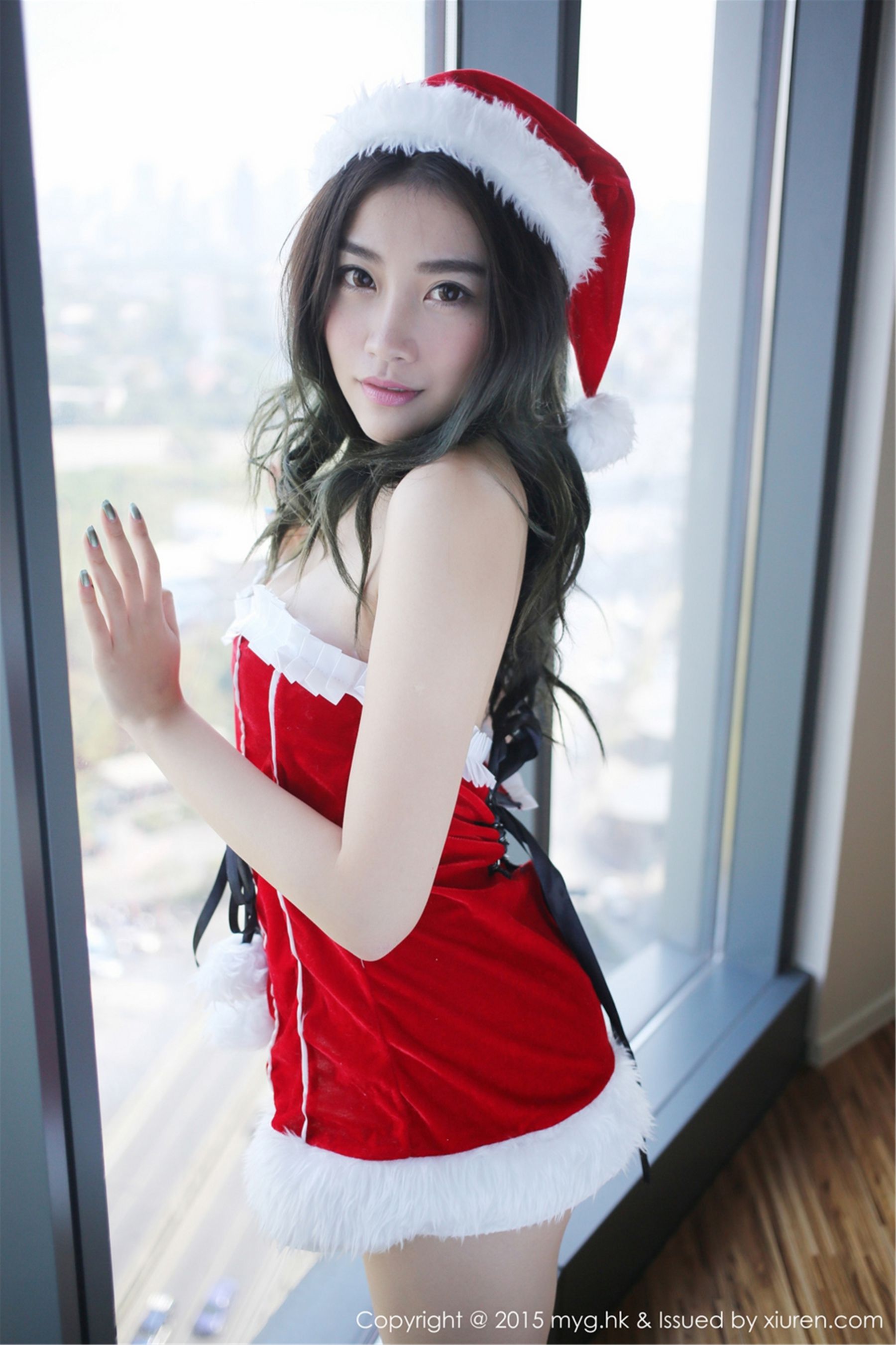 Promise Sabrina Thailand Travel sexy underwearChristmas costume Miyuan Pavilion MyGirl VOL.090