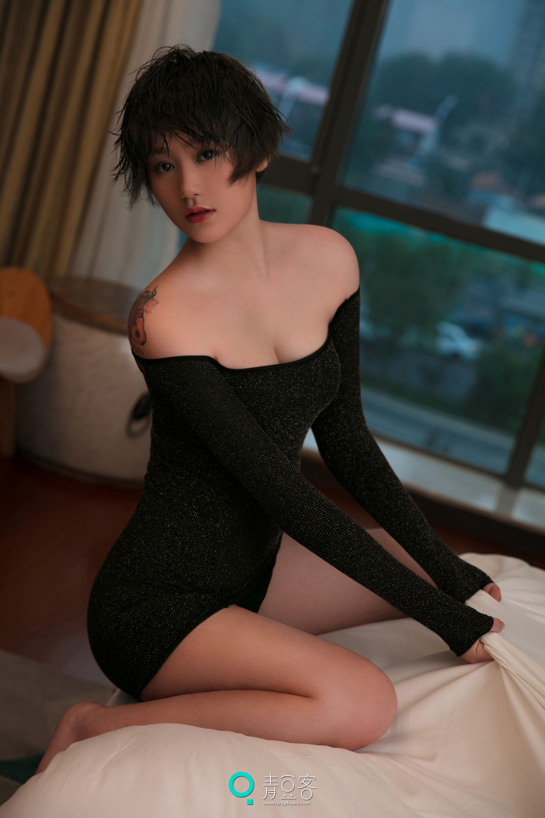 Yaoyao Short Hair Tender Model Qingdouke