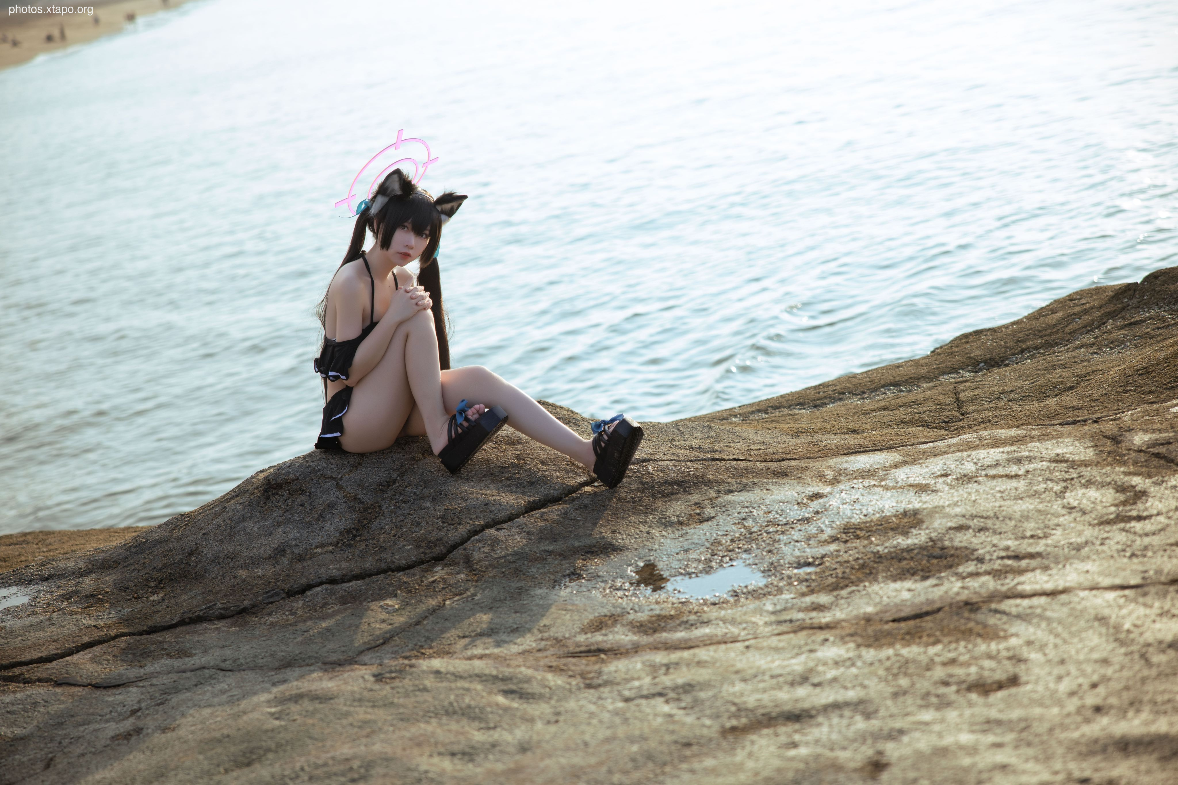 G44 will not be injured in blue archives black see Qin Xiang swimsuit 20p