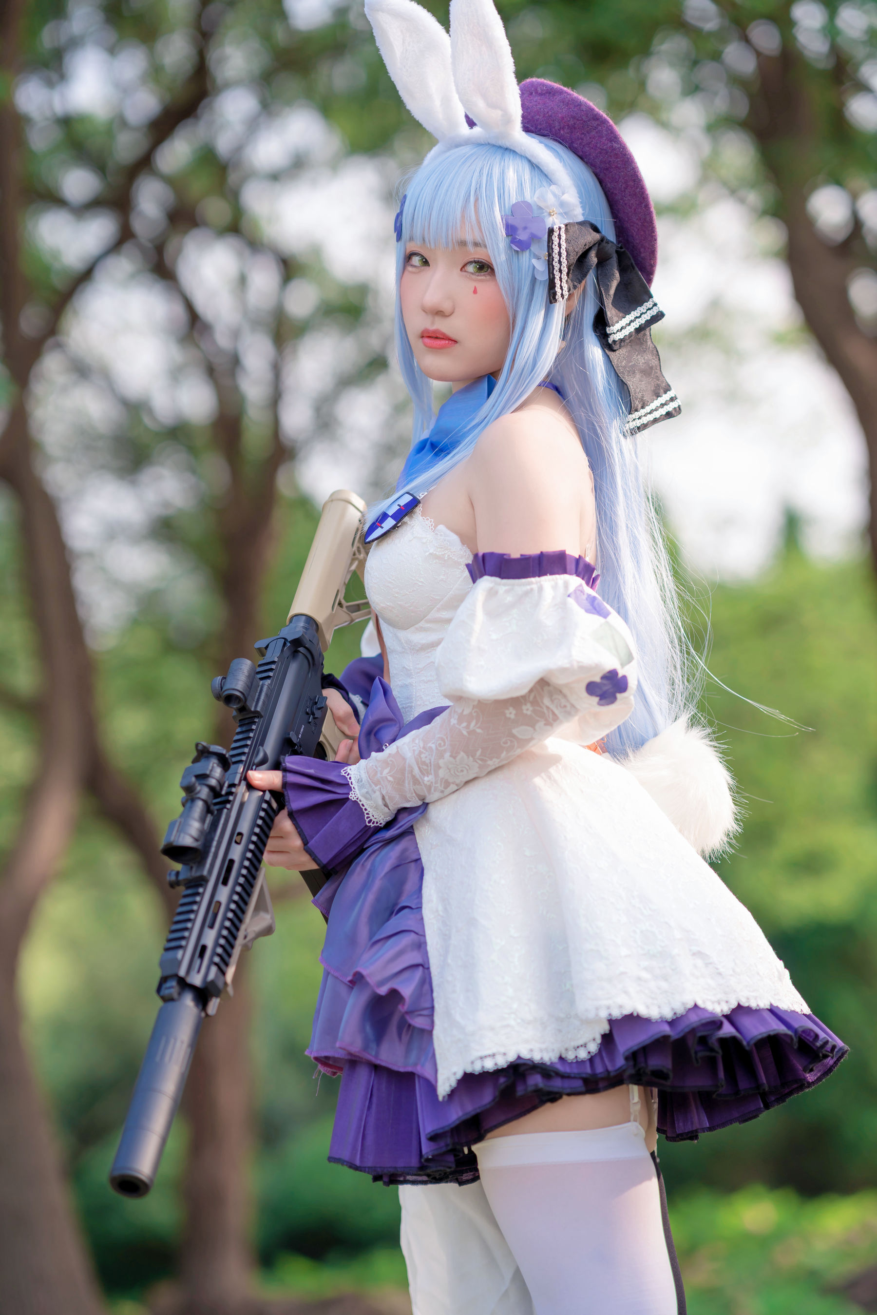 Net Red COSER Photo Anime blogger MIME Mi Mei -Girl Frontline HK416