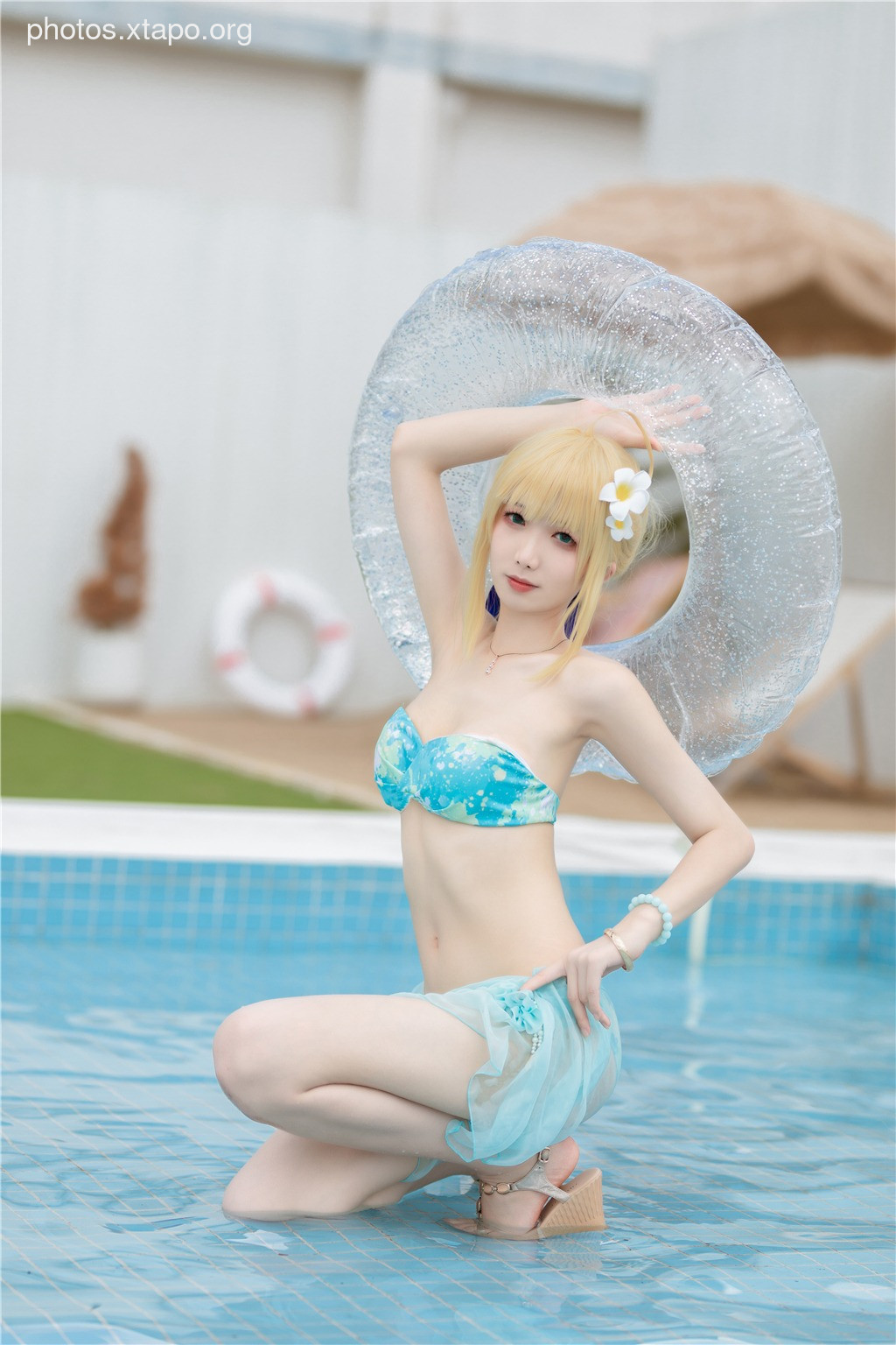 Frontier v - Artoria Pendragon Swimsuit 40P45M