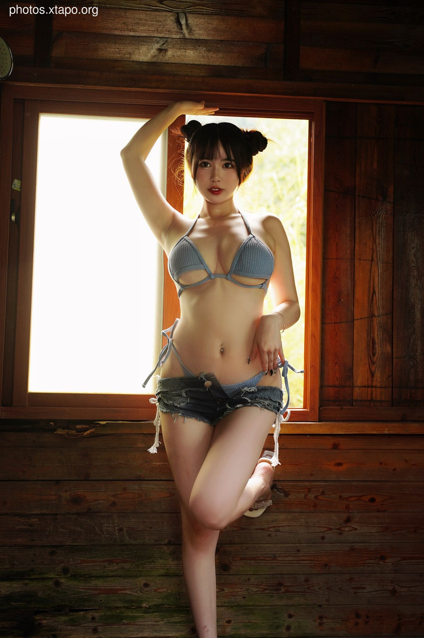 Tina is very evil & nbsp Blue Bikini 60p1v-428MB