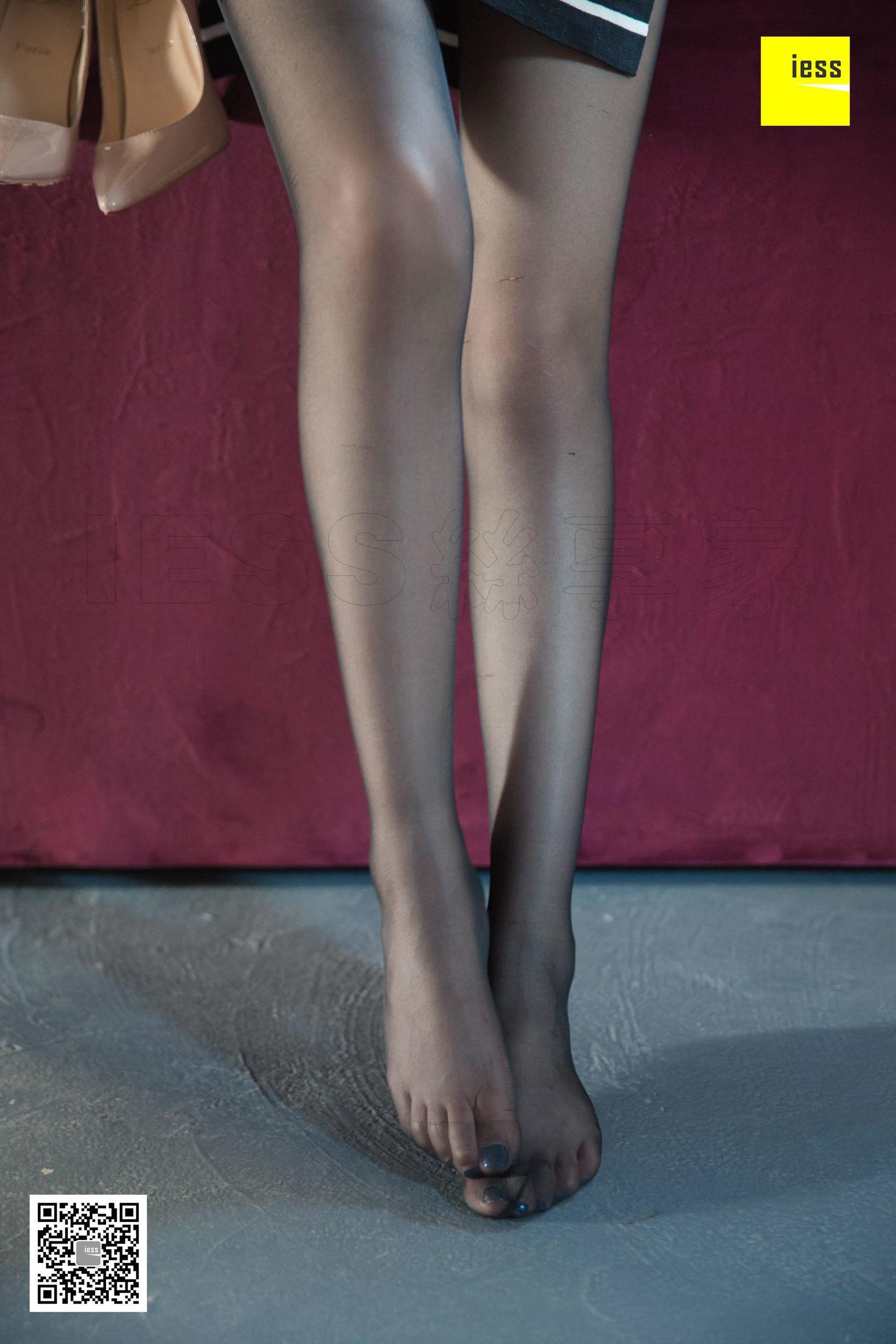 Jiumei Nine Messing Sleeping Skirt Black Silk Different Thoughts to IESS Silk House 262