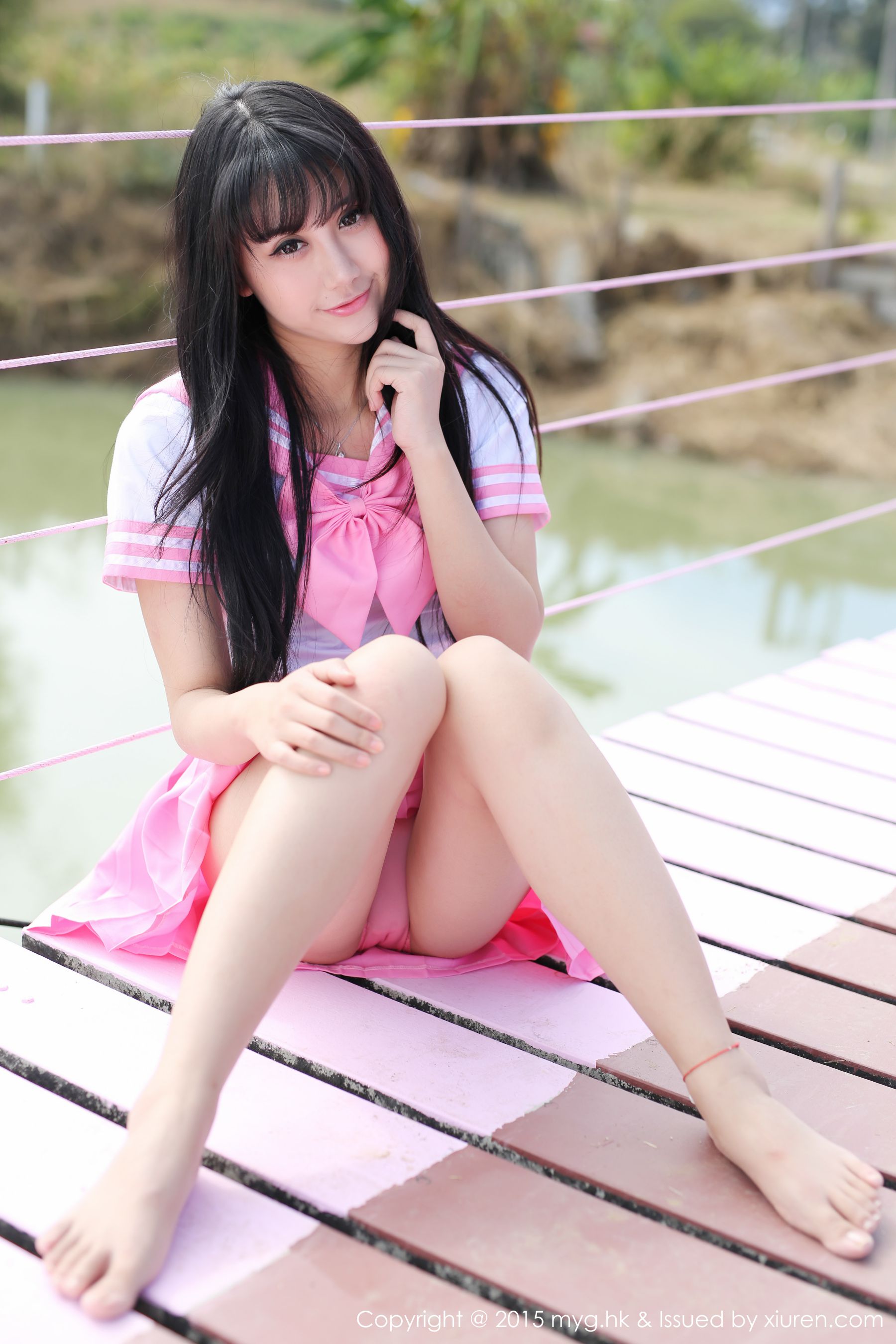 Yang Xiaoying's Pai County, Thailand school uniformhot pantsunderwear Meiyuan Pavilion Mygirl VOL.099