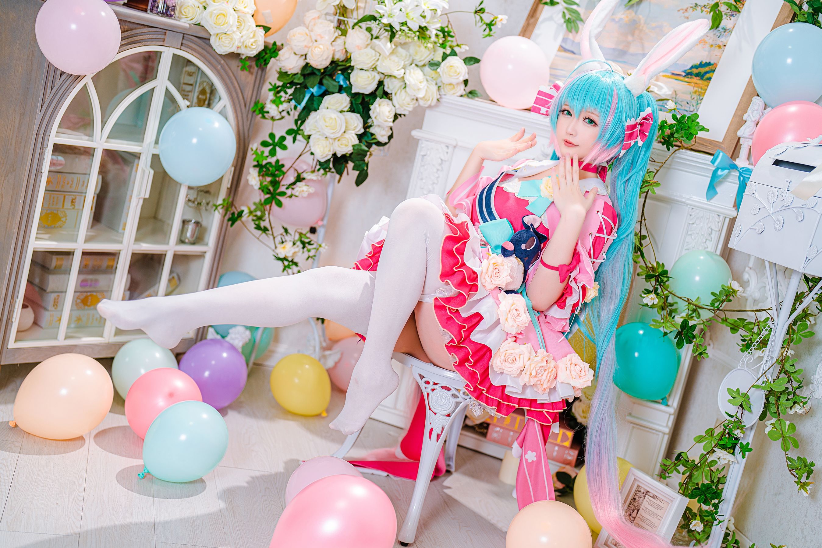 Welfare COS Miss Coser Sister Star Zhi Zhi Zhi -Valentine's Day Dream set group