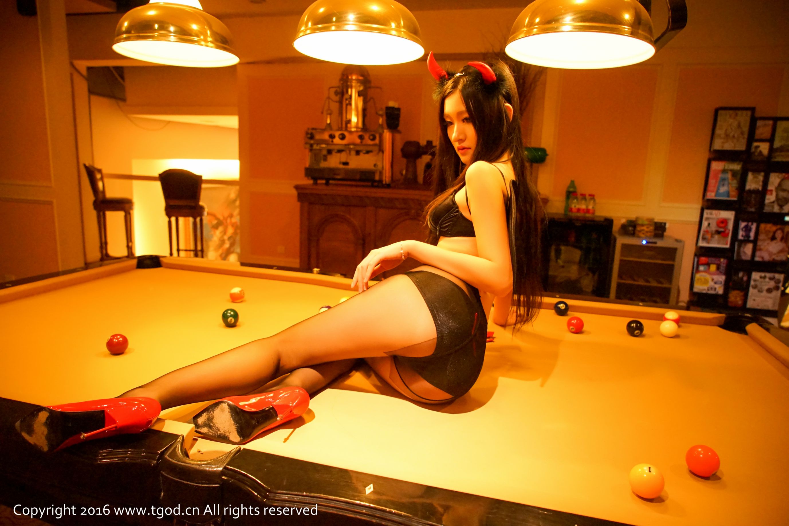 Shen Mengyao_G-CAT Little Demon of Stockings Push Goddess TGOD