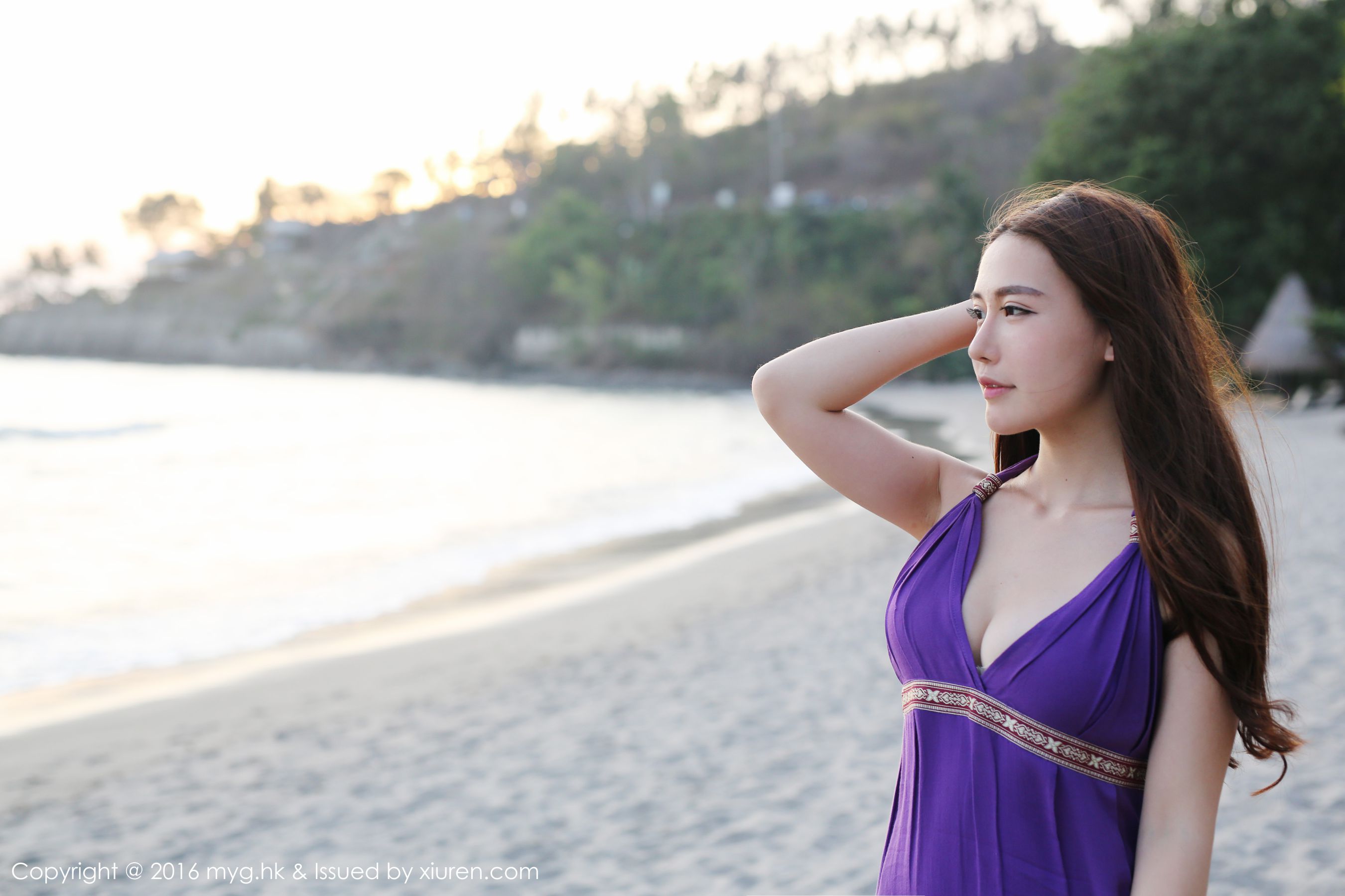 Xiongyu BOBO Longmu Island Travel Beach Beauty Fresh Series Miyuan Pavilion Mygirl VOL.191