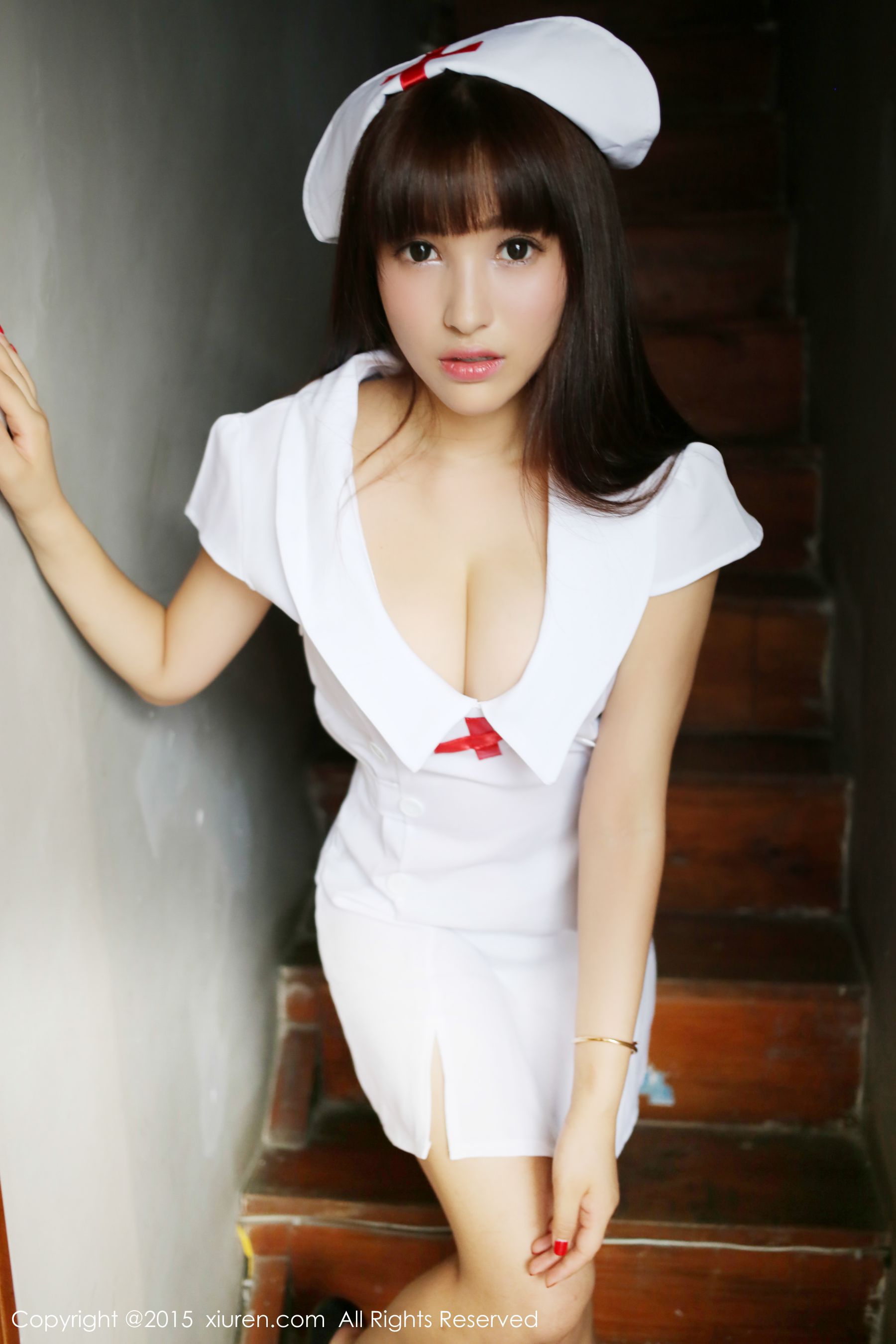 NIC Nicole White VestNurse Installation Xiuren Xiuren No.389