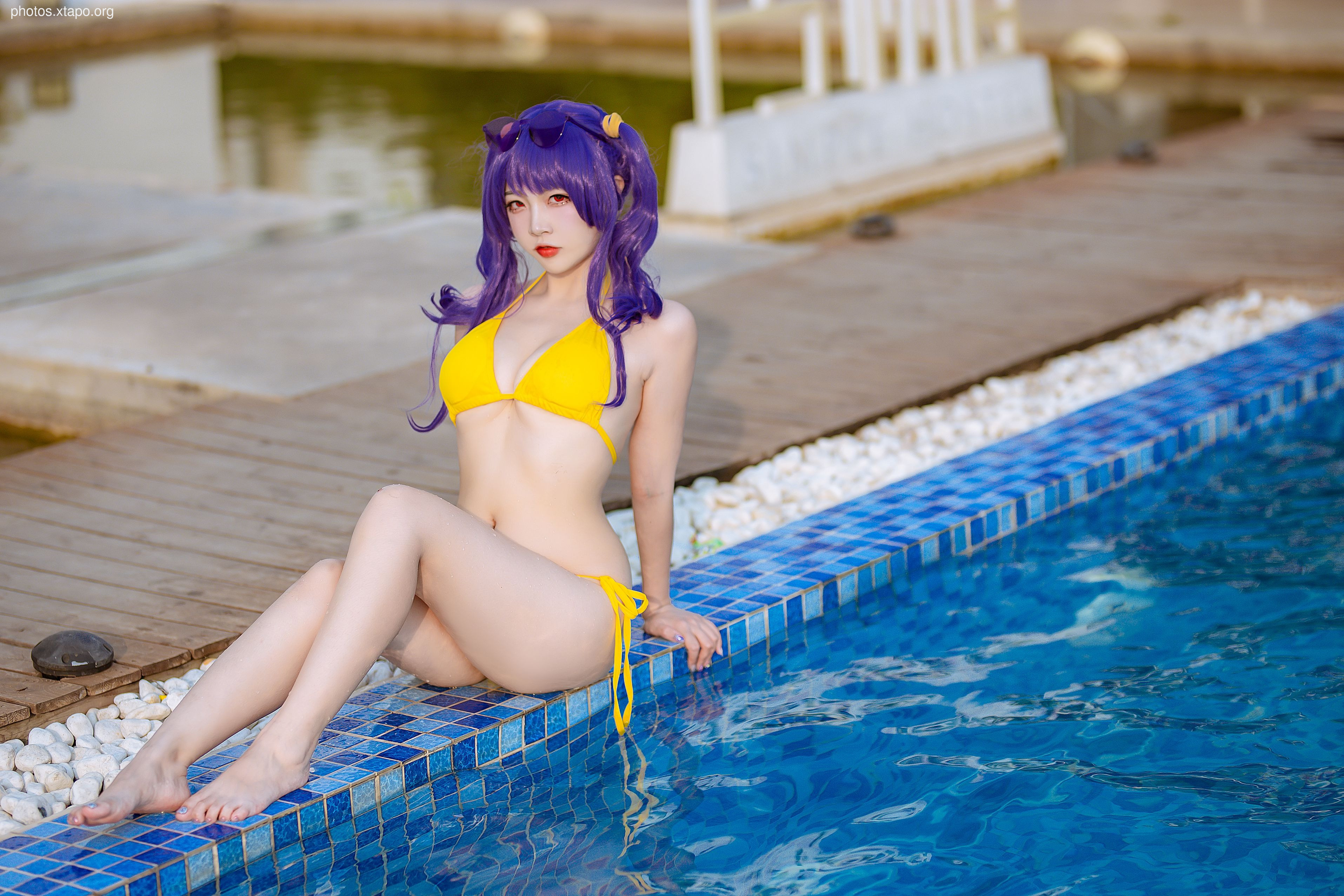 Erzuo Nisa Blue Bora Swimsuit 20p-364MB