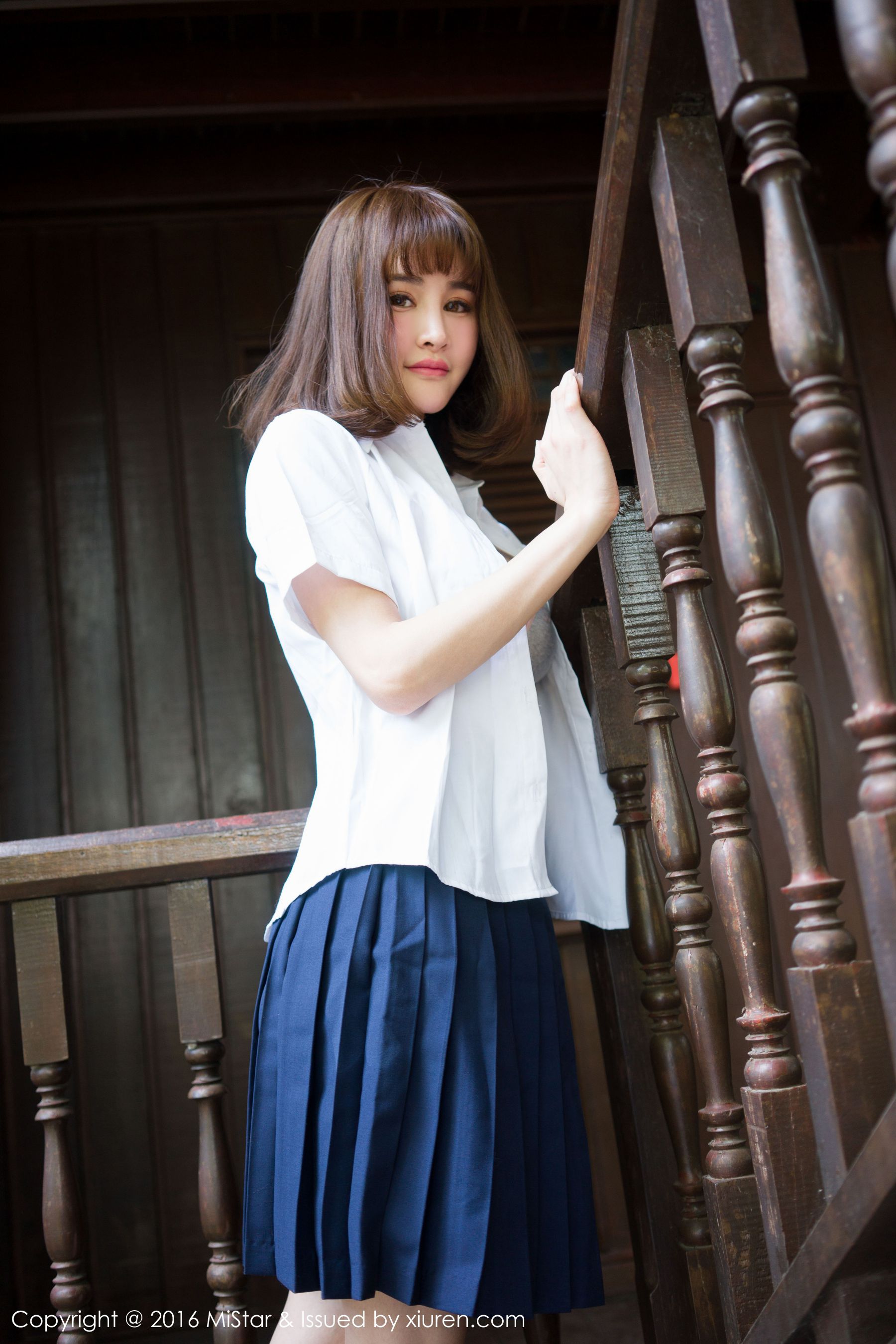 Cheryl Green Tree Langkawi Travel bikinischool uniform Meiyan Club Mistar Vol.076