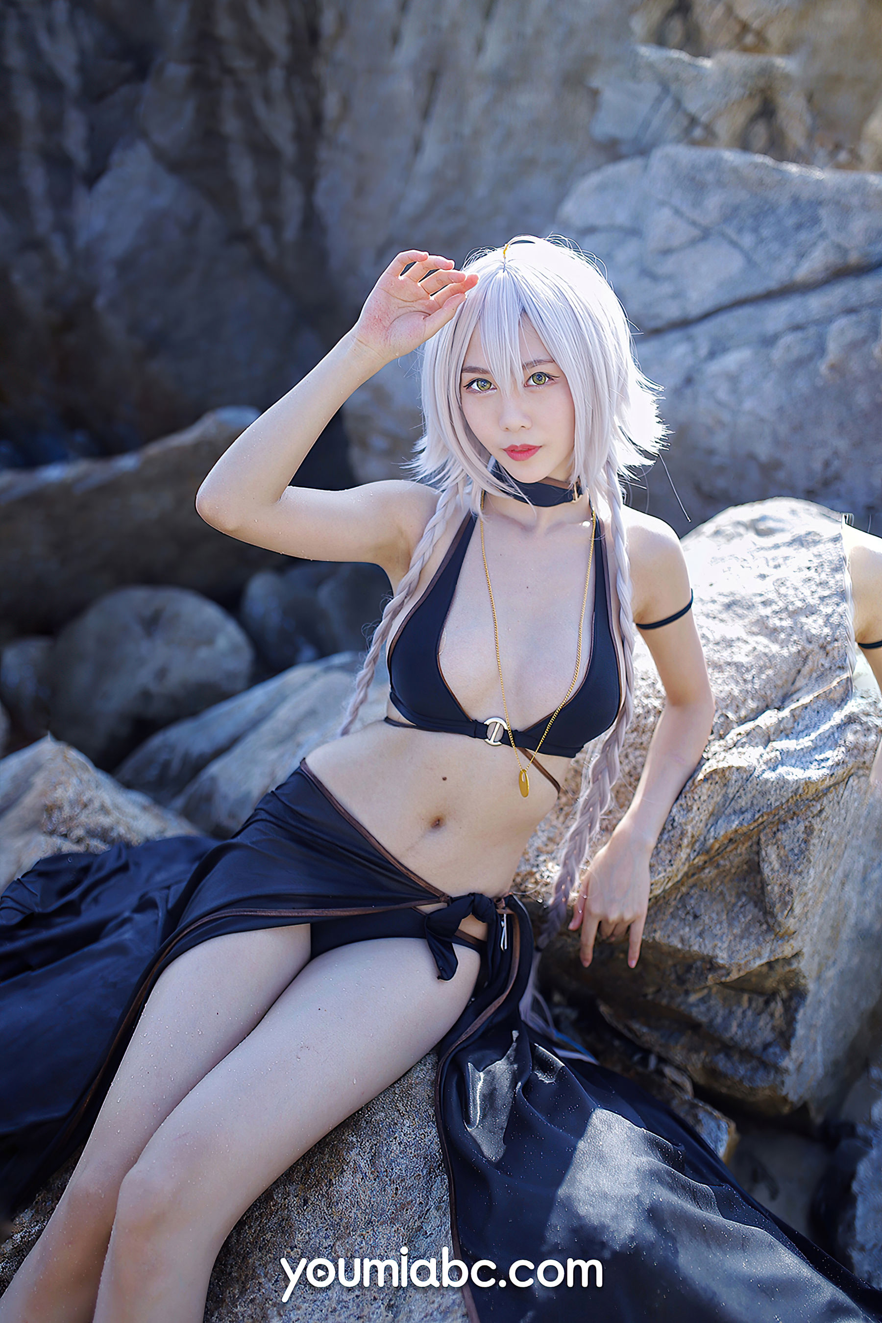 Youmi Youmi Shake Niangli FGO ~ Swimsuit Black Zhende