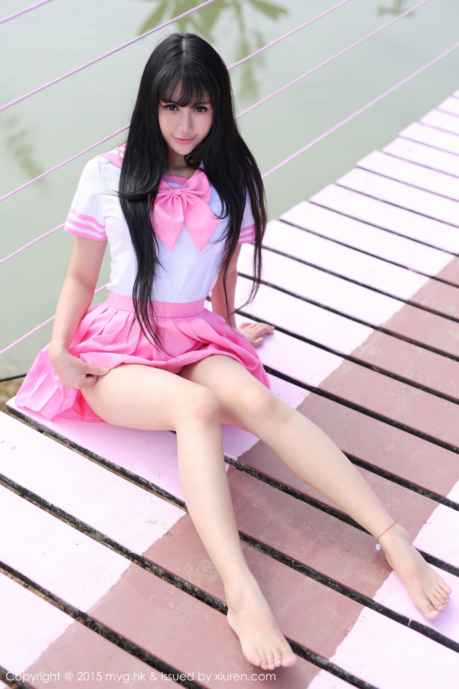 Yang Xiaoying's Pai County, Thailand school uniformhot pantsunderwear Meiyuan Pavilion Mygirl VOL.099
