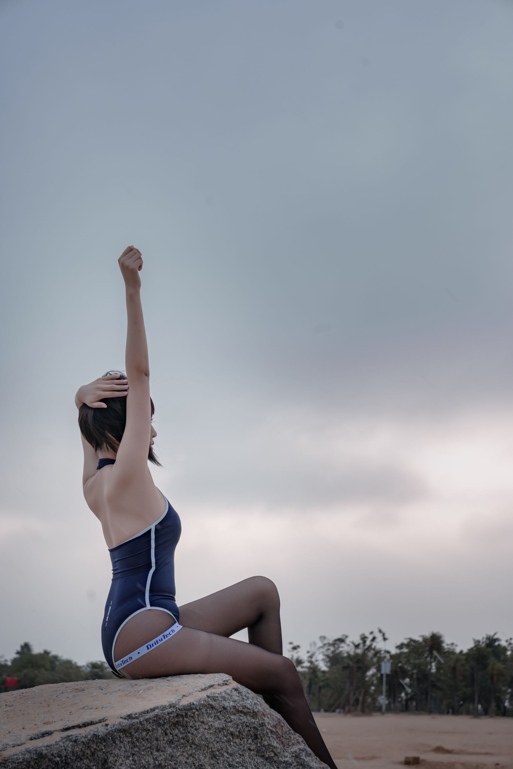Welfare COS Sister Xuan Xiao Xue -Beach Swimming