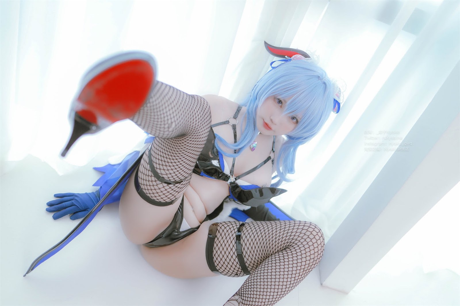 Cosplay Nyako Miaozi Genshin Ganyu Succubus