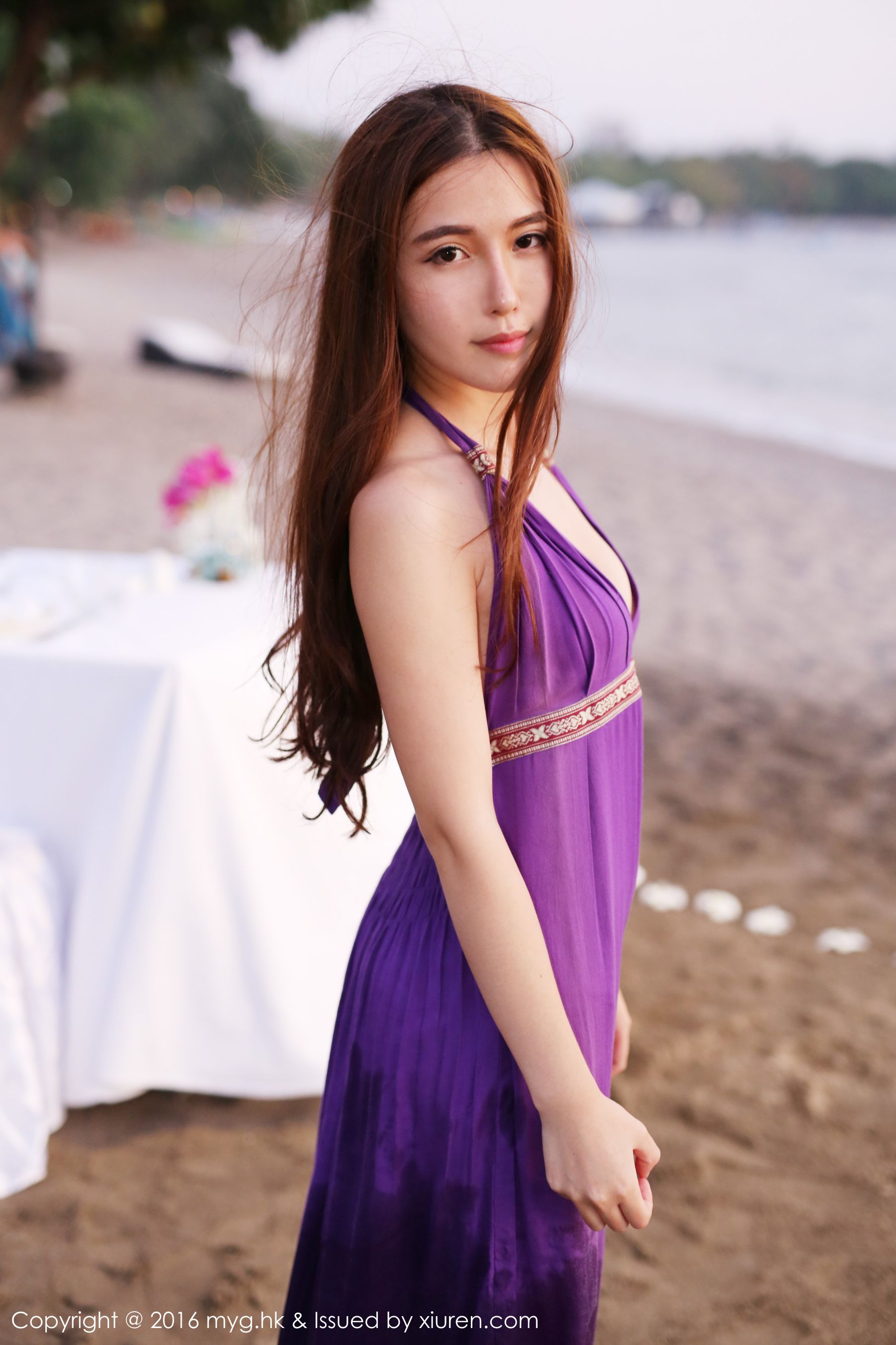 Xiongyu BOBO Longmu Island Travel Beach Beauty Fresh Series Miyuan Pavilion Mygirl VOL.191