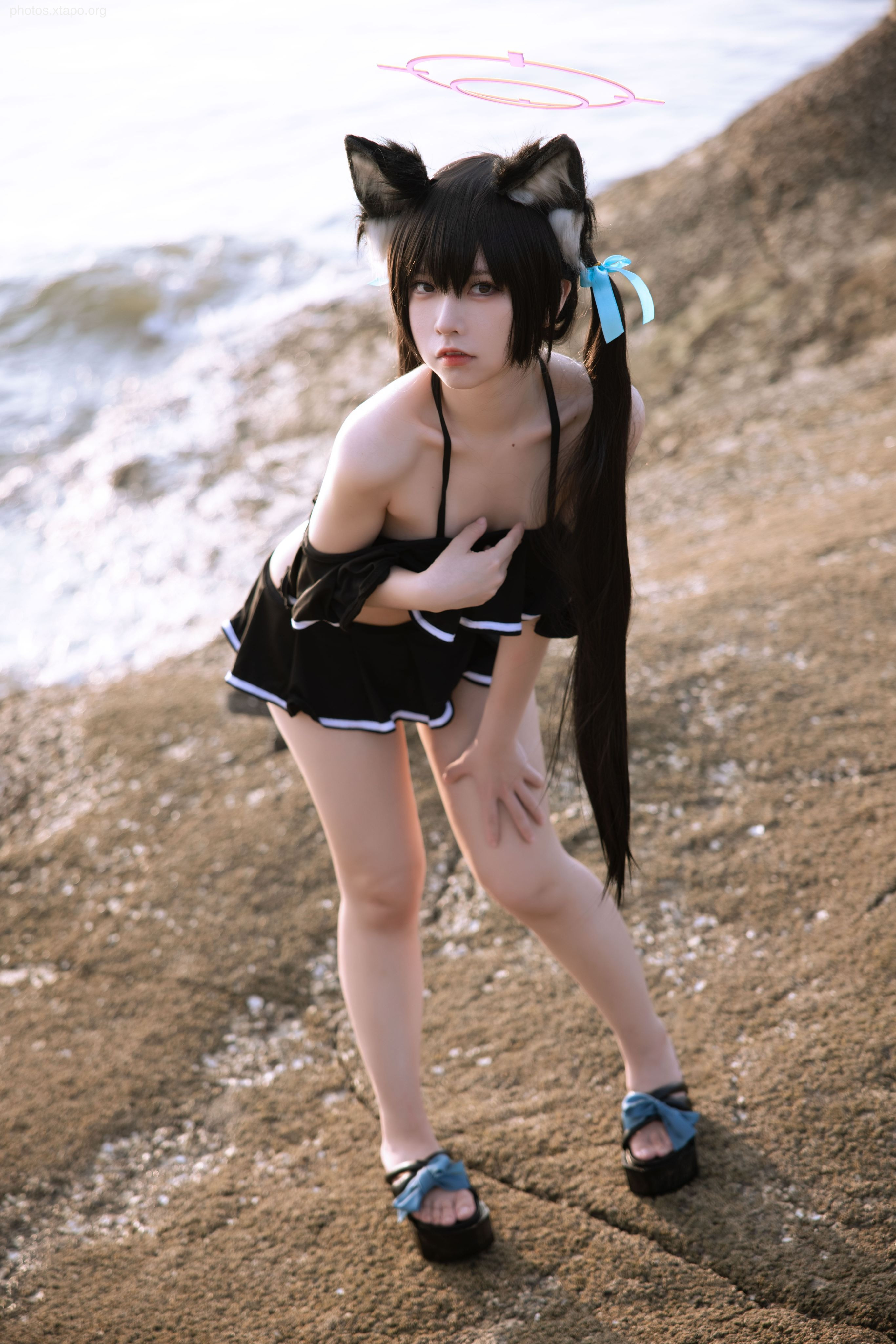 G44 will not be injured in blue archives black see Qin Xiang swimsuit 20p