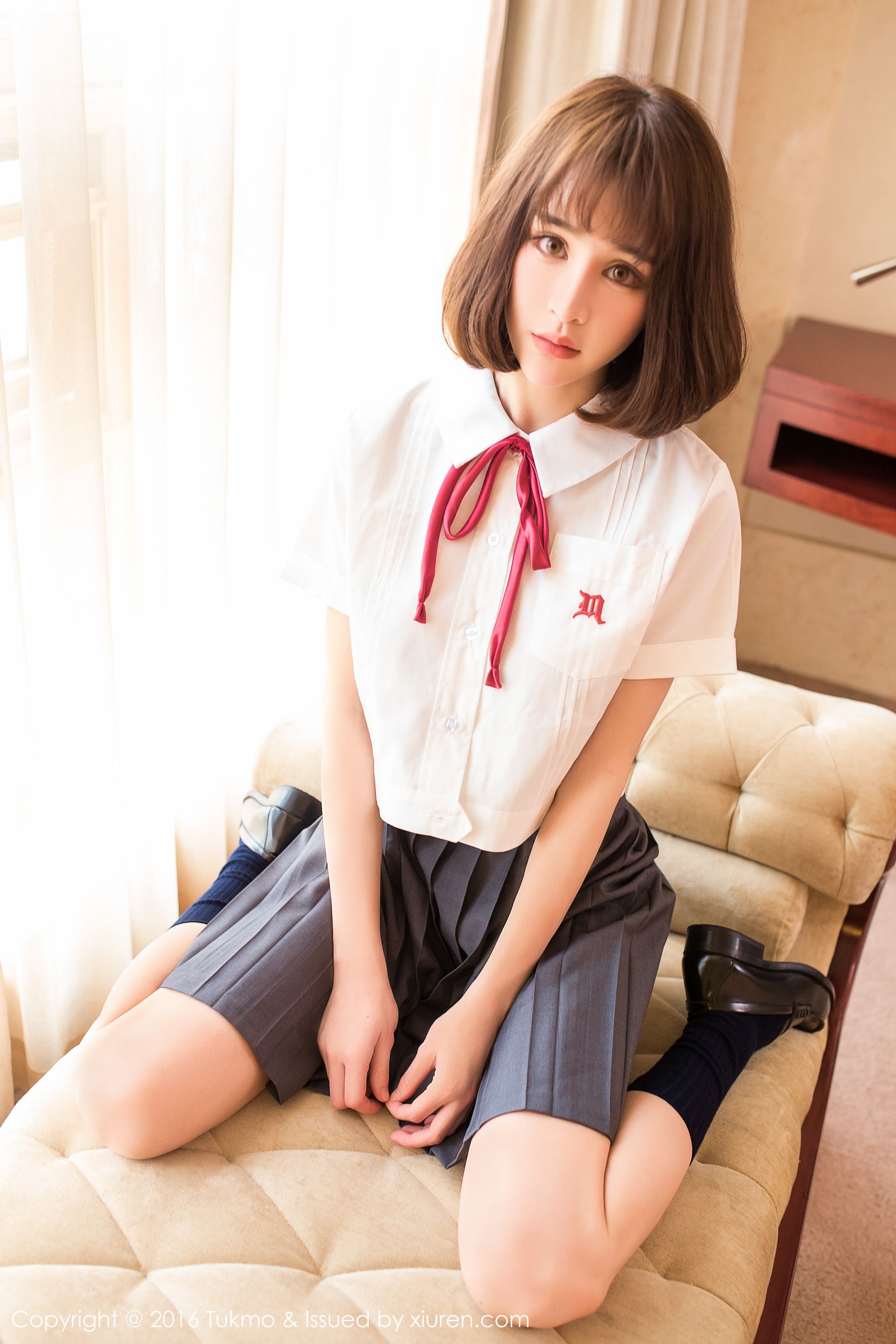 Cheryl Qingshu Student Uniform Series Rabbit Tukmo Vol.093