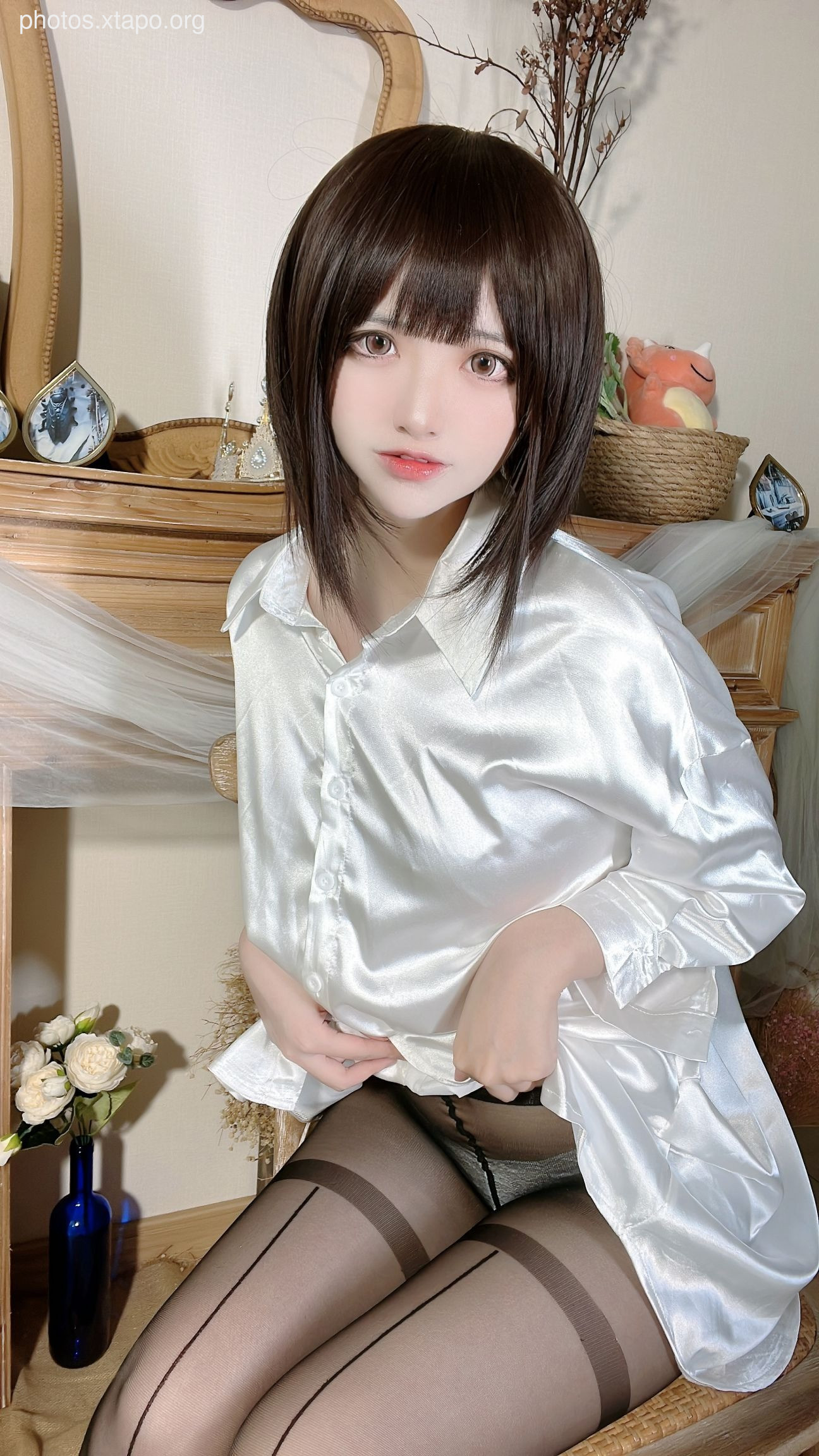 Crazy Cat SS -No.94 White Shirt Girl 80P -1.35GB