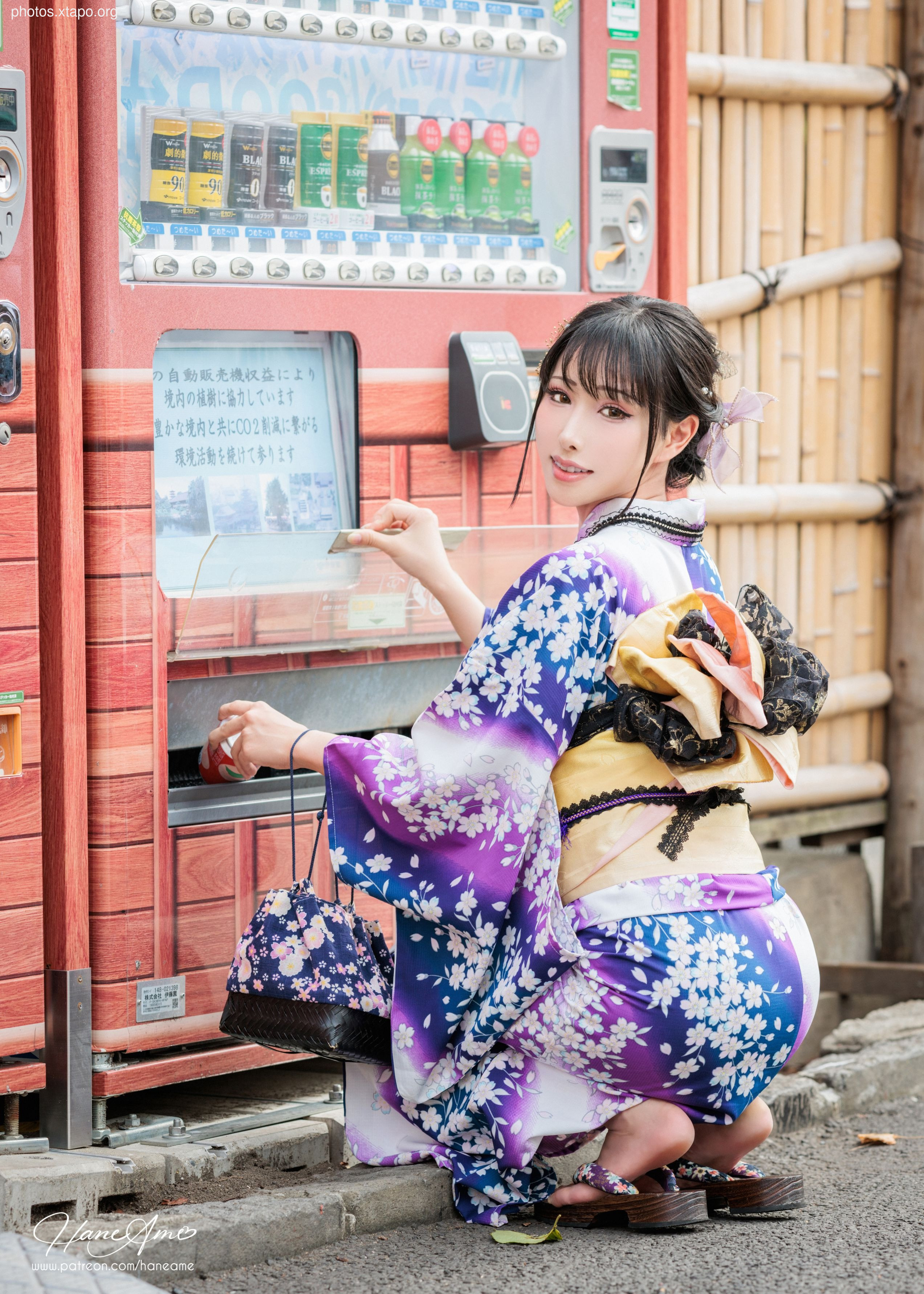 Violet summer yukata