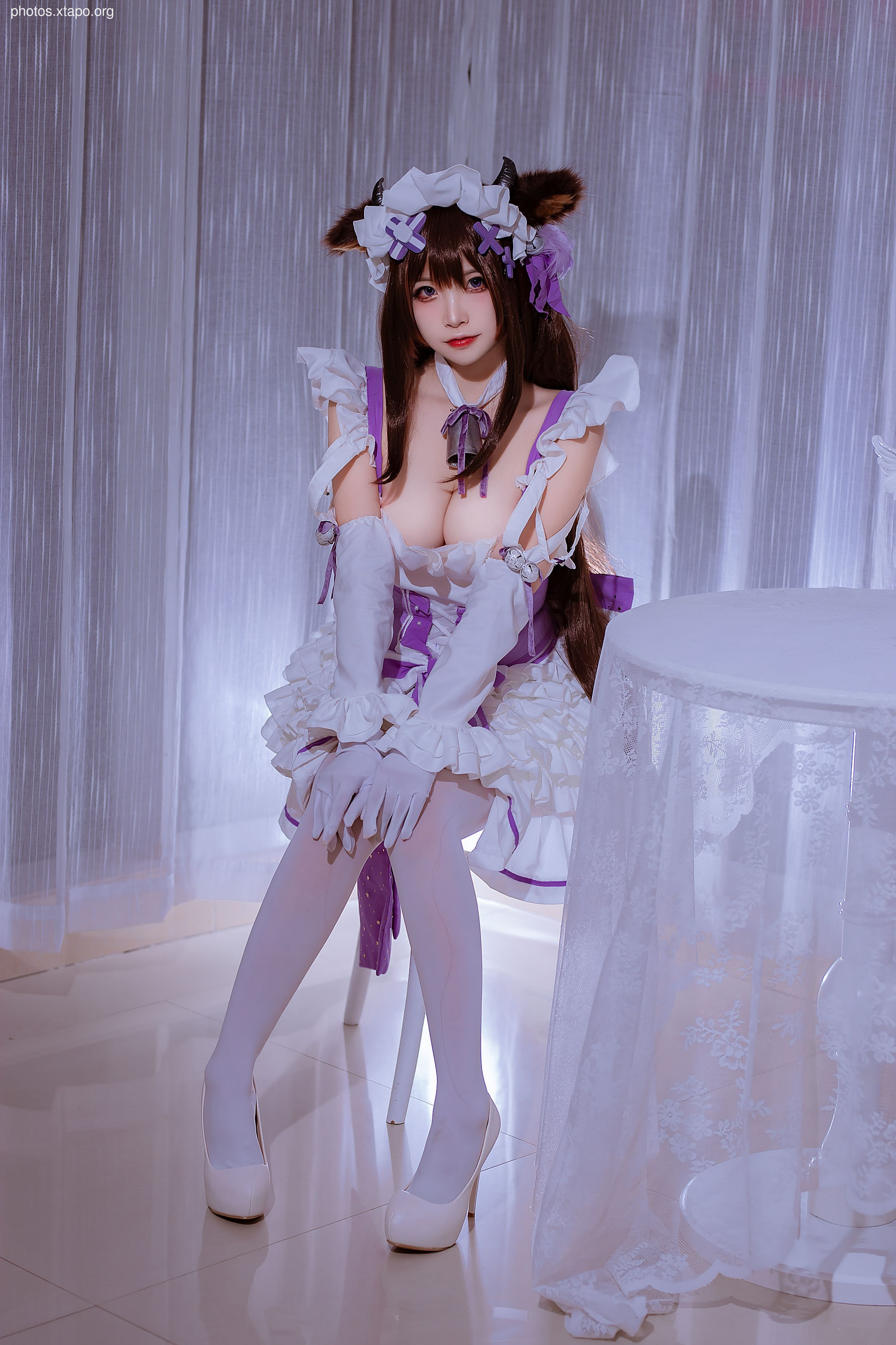 Erzuo Nisa Blue Sakuye Mandle Maid