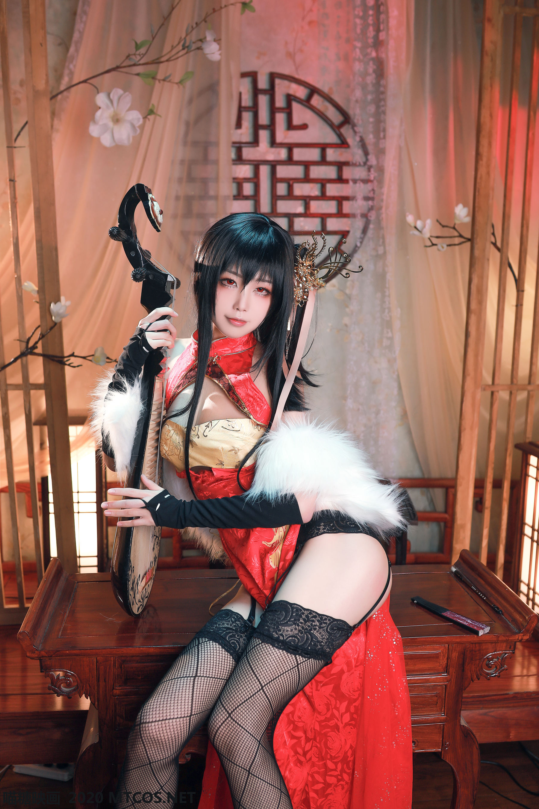 Meow Sugar Painting HML.004 Shuimiao Aqua Shuimiao Dafeng Cheongsam Cheongsam