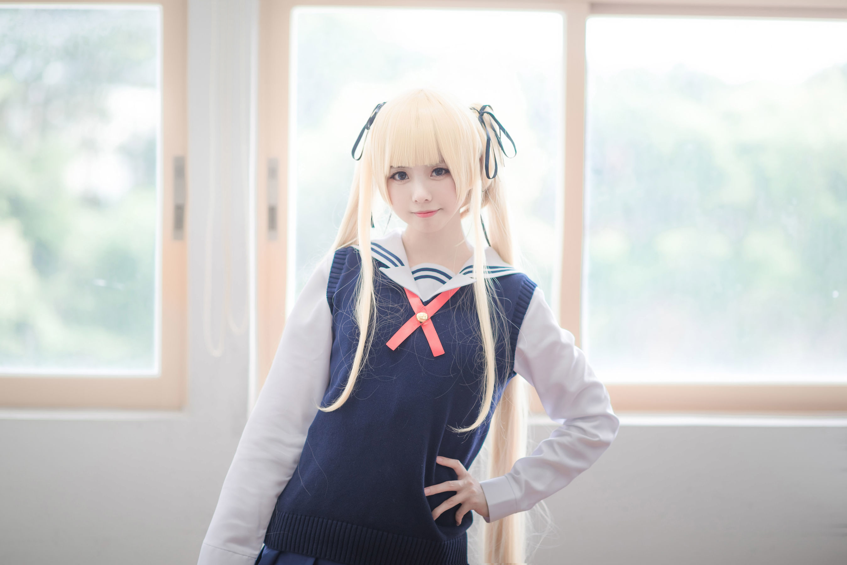 Loli cos Platinum Saki -School Uniform