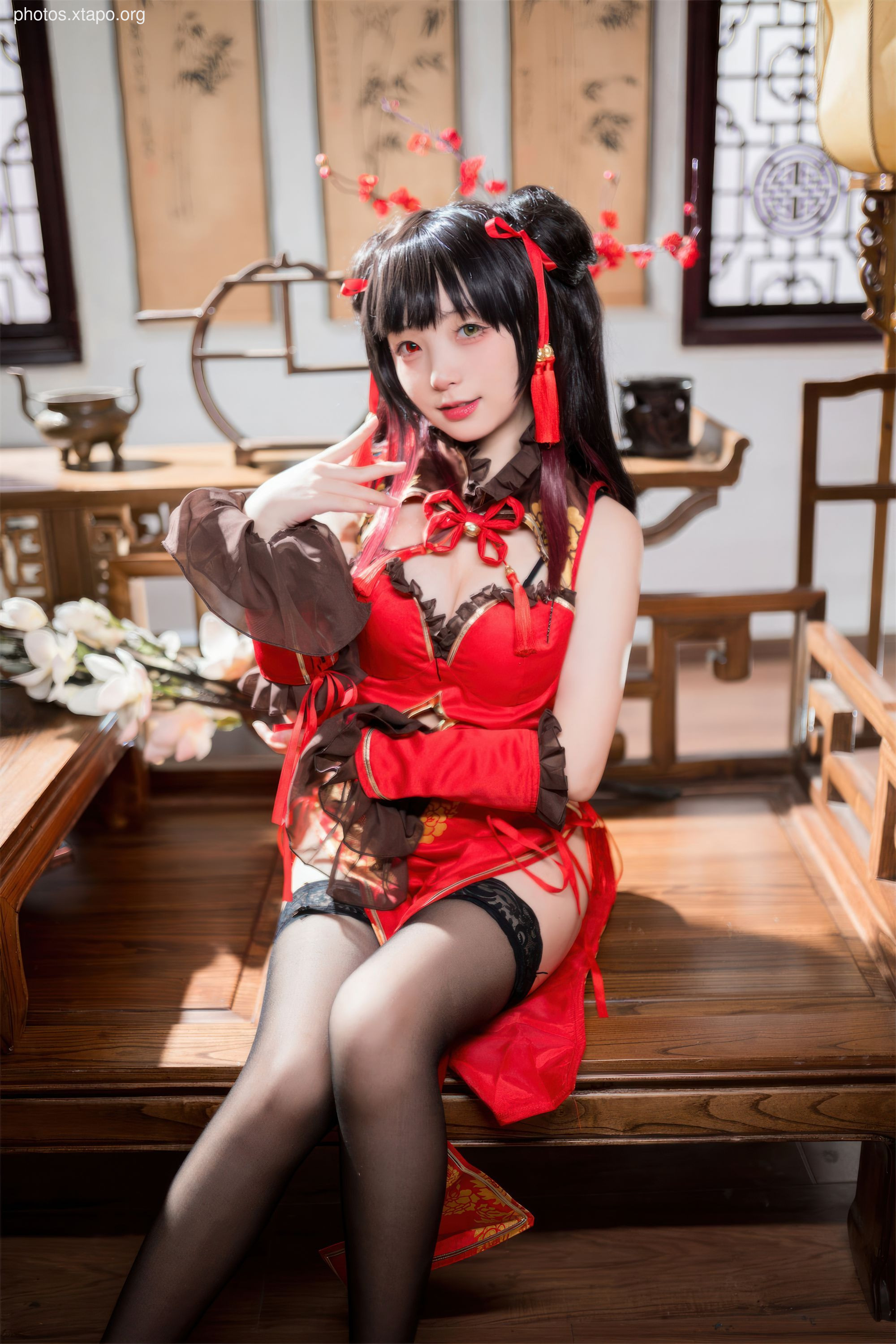 Flower Bell Tokisaki Kurumi Cheongsam 66P