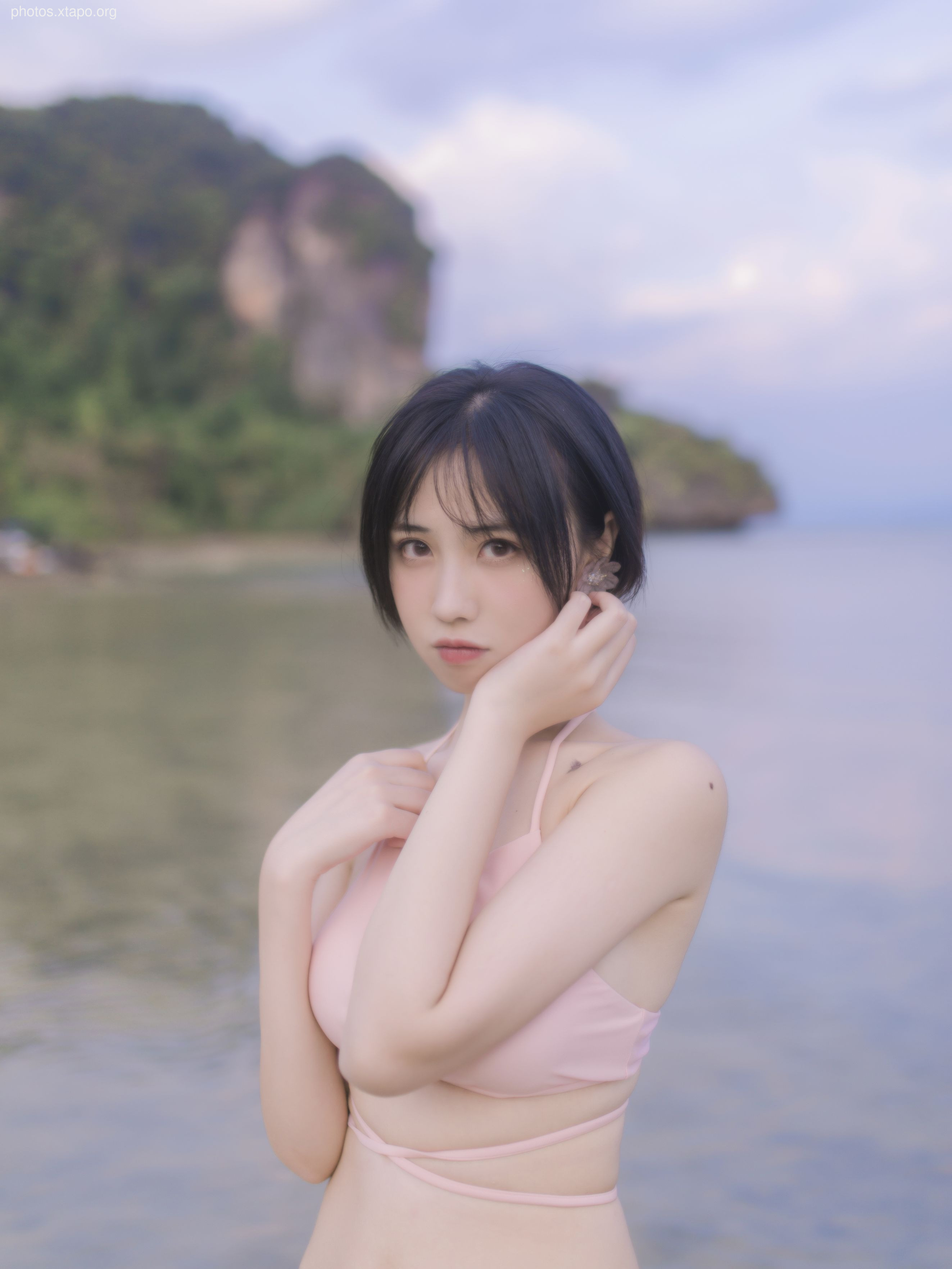 No.020 pink swimsuit 30p-235MB