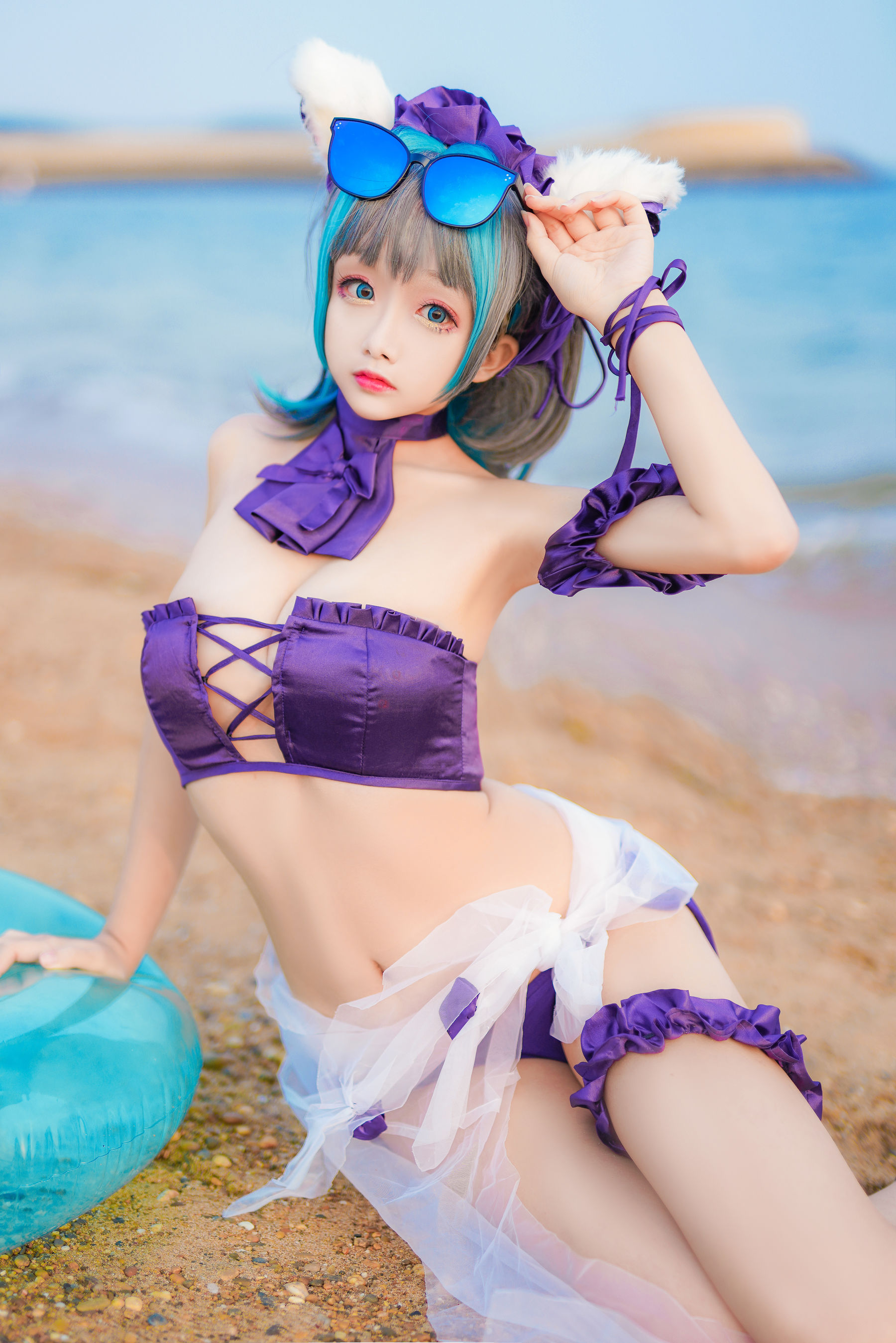 COS Welfare COSPLAY Renai Jiao -Chai County Cat Swimsuit