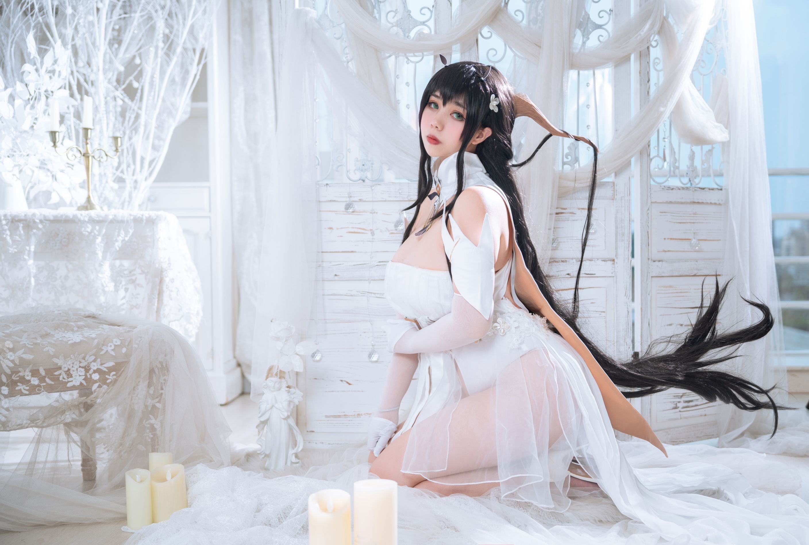 Charm Hitomi Meroko 001 Blue Line Real Estate 53P-486MB