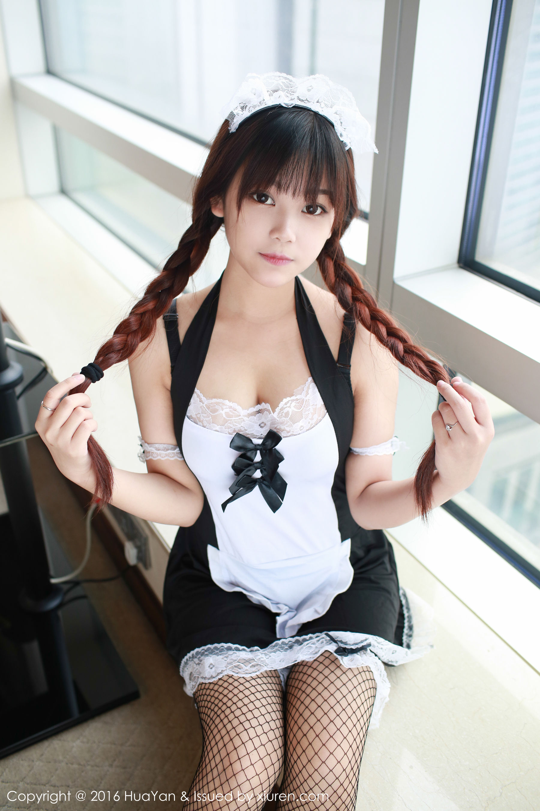 Model Xiaoyue Er's Green Little Girl, Little Fresh Series Hua Yan Huayan Vol.016