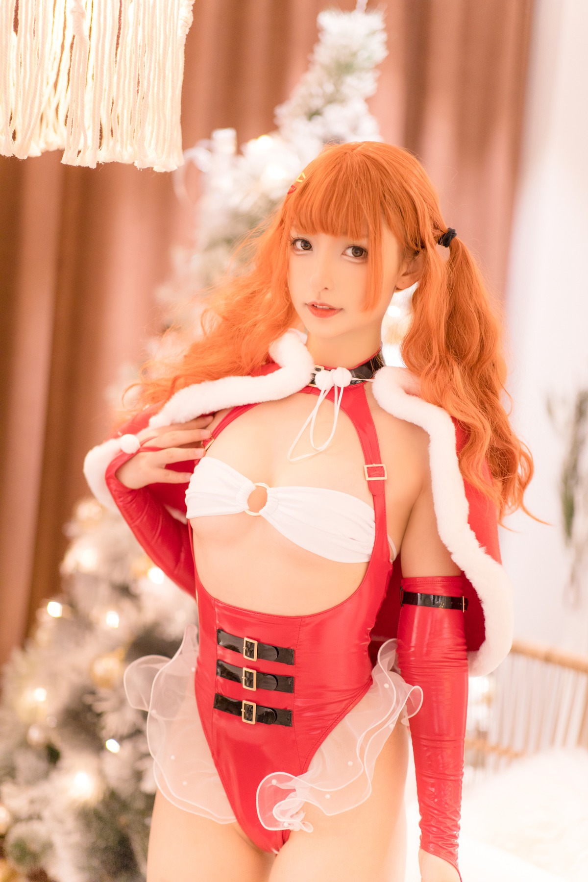 Kagurazaka Mafuyu Cosplay Christmas Queen 圣诞