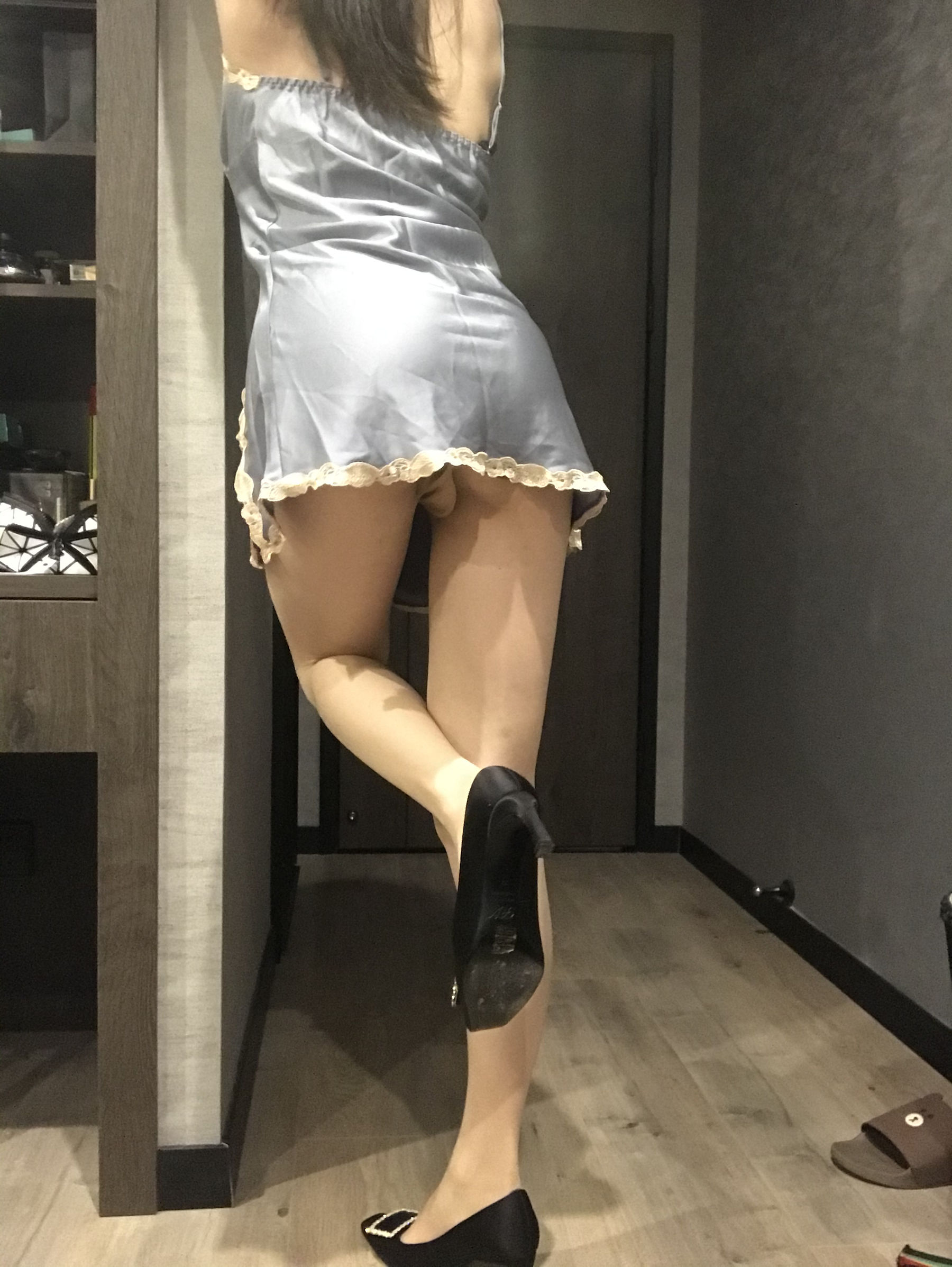 Welfare COS Silk Foot blogger Elk_Monroe 2020.04.15 honey hip silk show