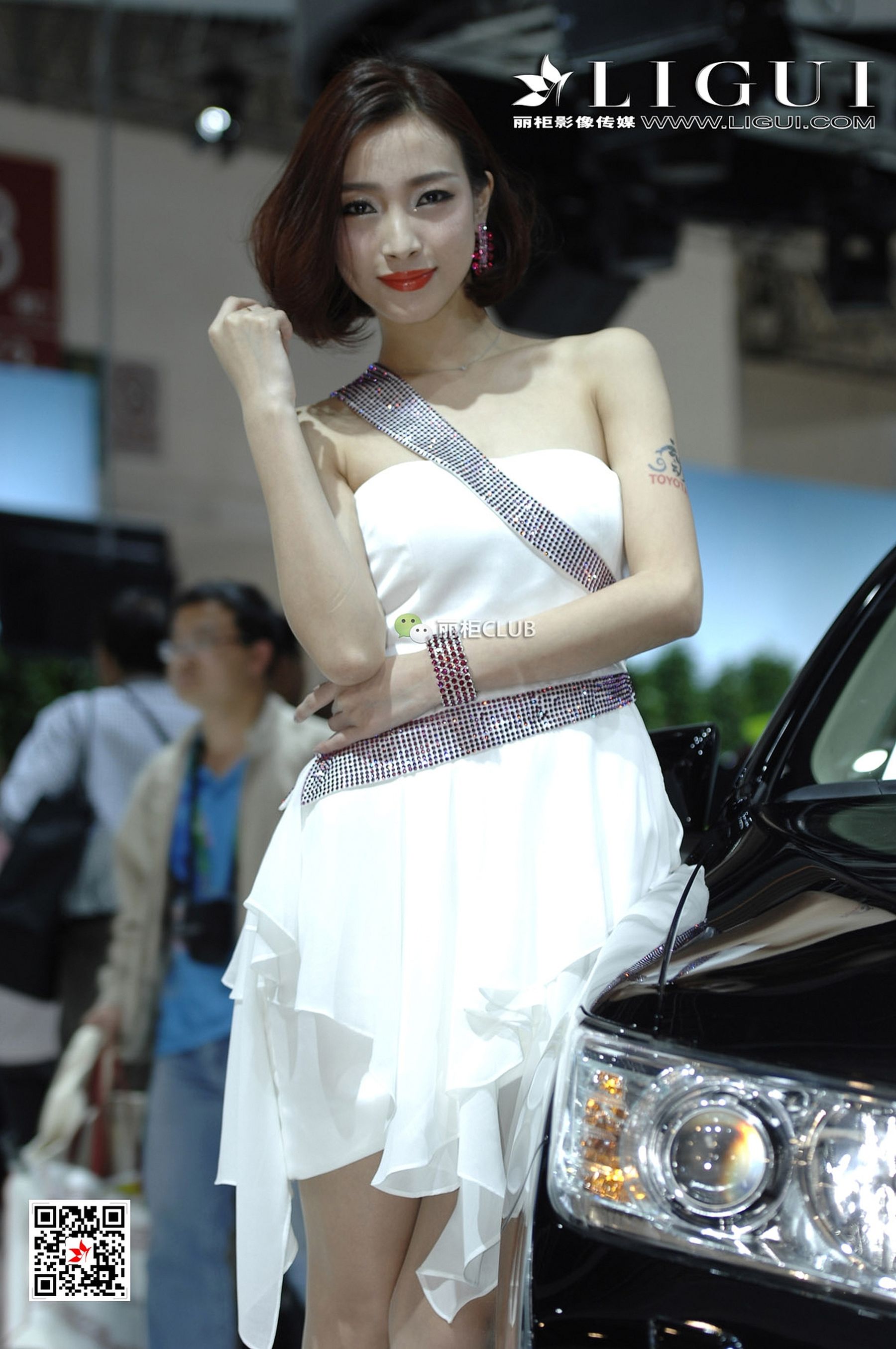 Model Fashion Car Model Booth Car Model Combination Ligui