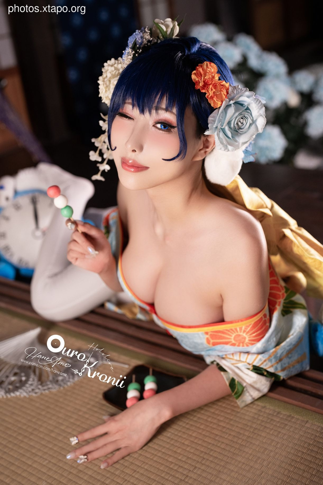 Rain Bo_HANEAME HOLOLIVE_ Kronii_Photobook _ Time Photo & Nbsp 2. Kimono