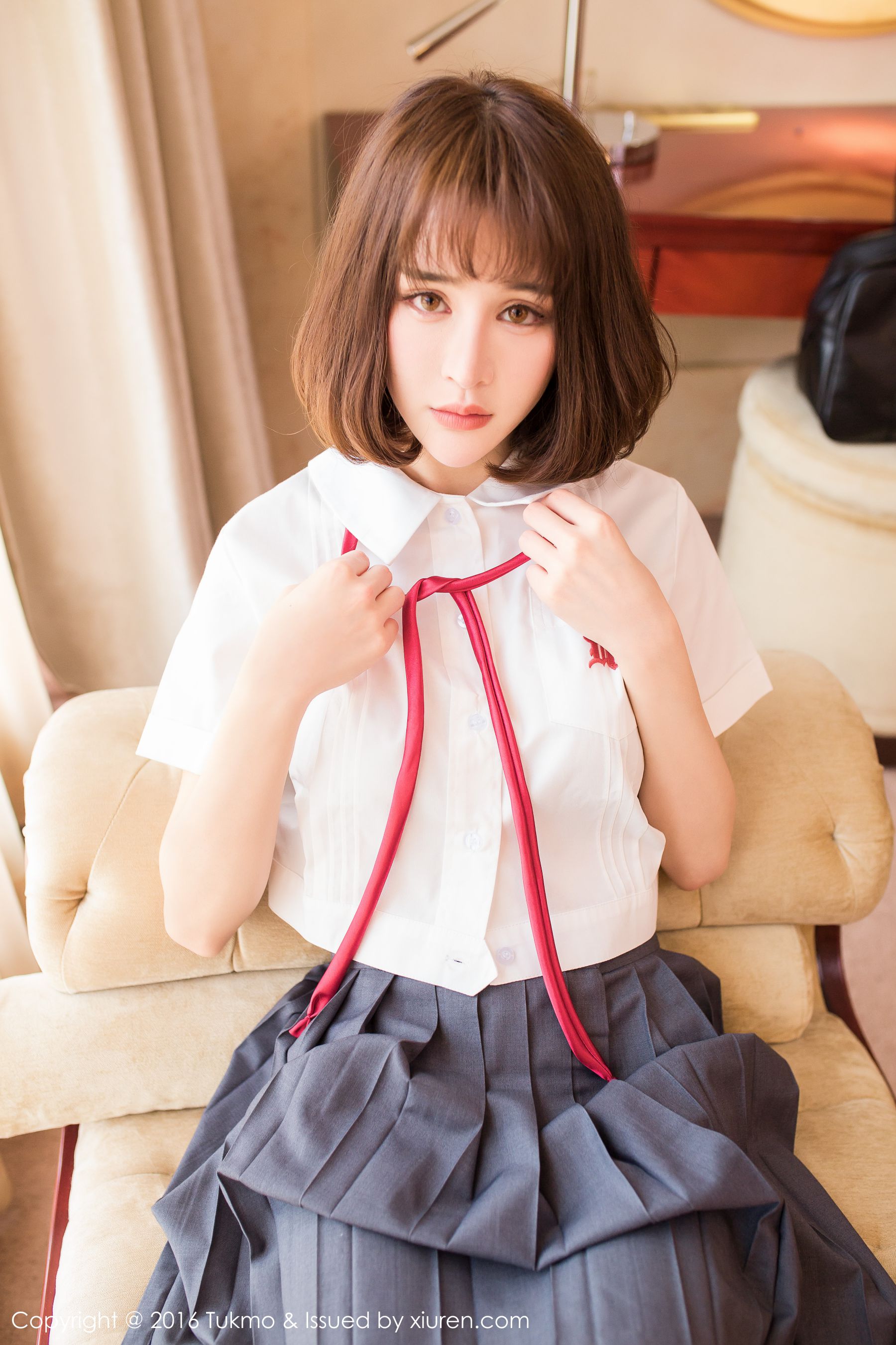 Cheryl Qingshu Student Uniform Series Rabbit Tukmo Vol.093