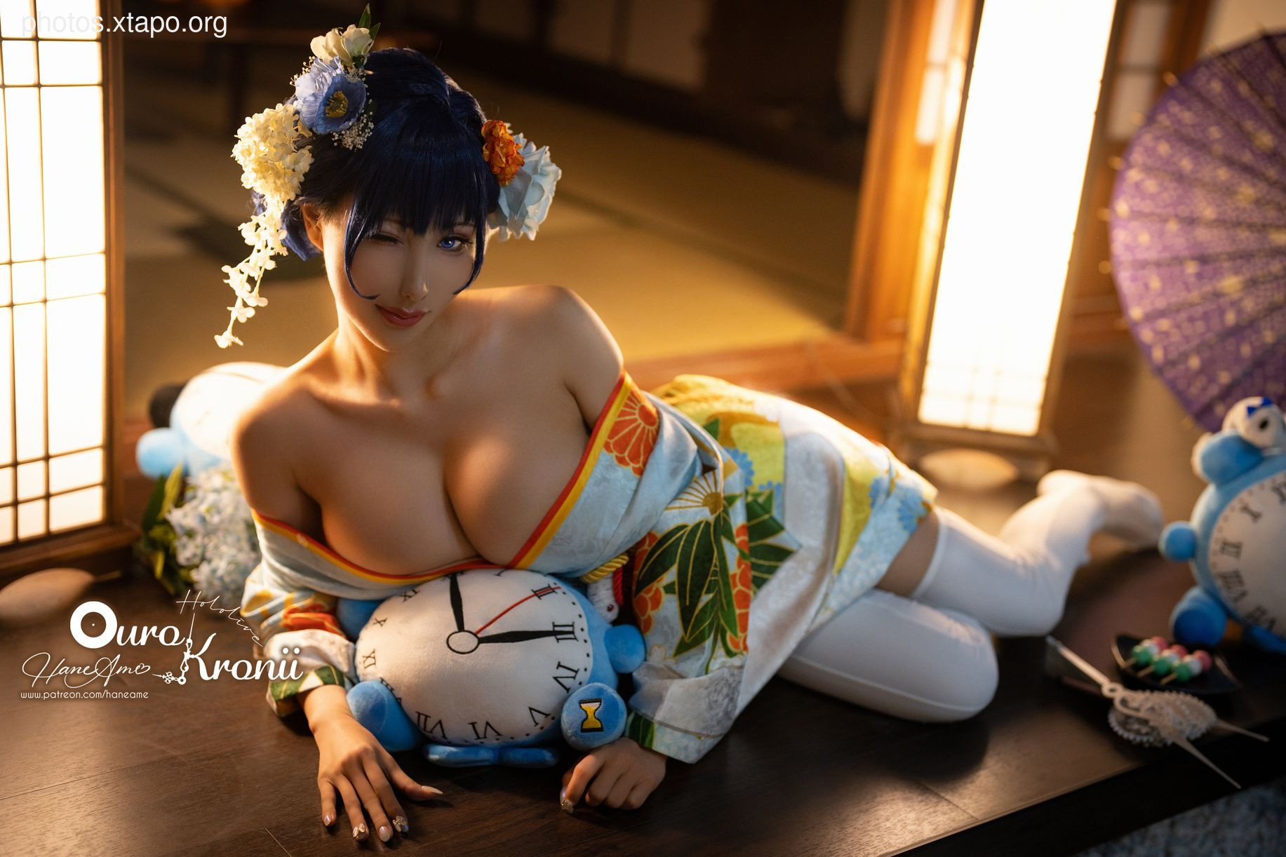 Rain Bo_HANEAME HOLOLIVE_ Kronii_Photobook _ Time Photo & Nbsp 2. Kimono