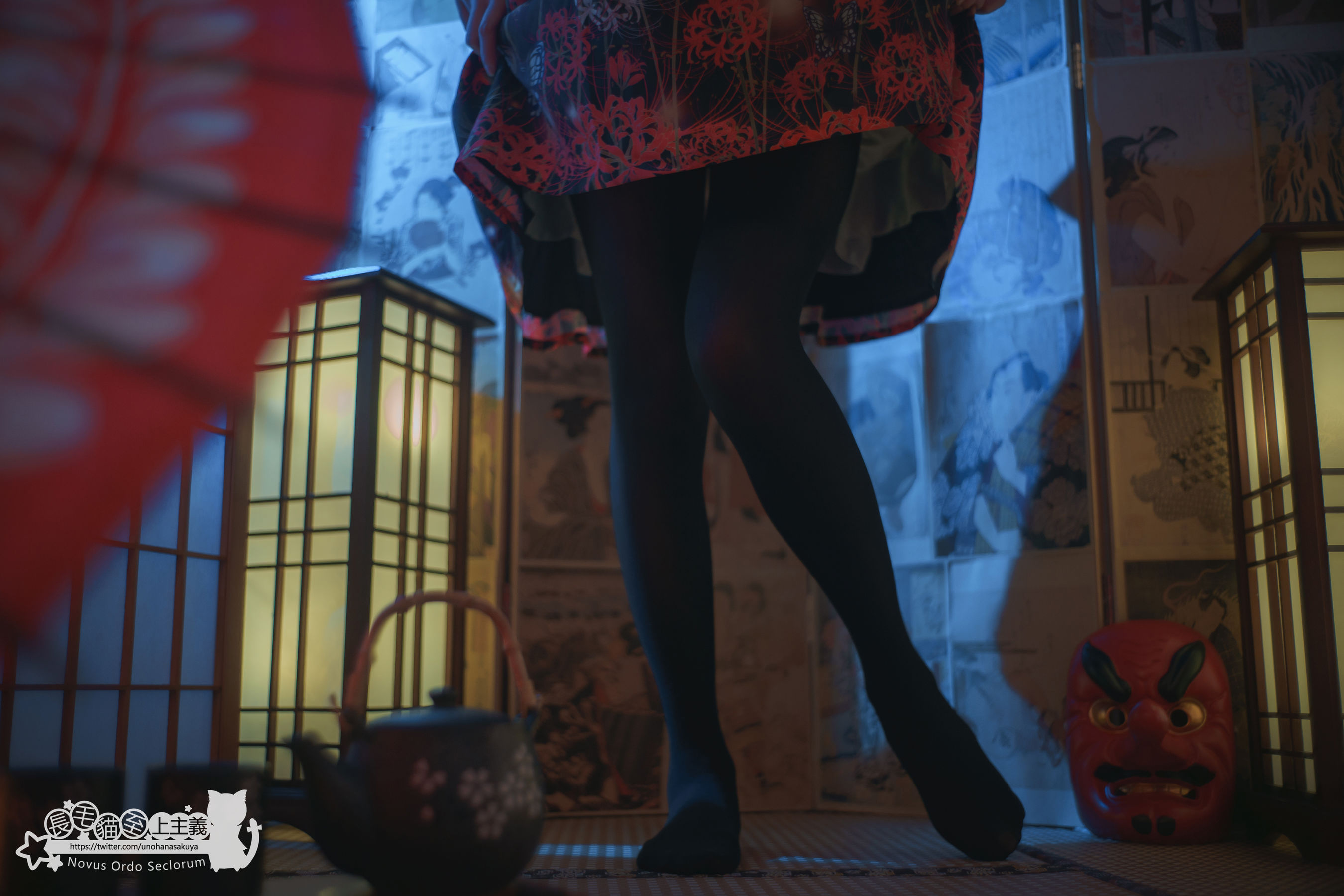 Welfare COS Waiser Kagiki Rin Rin Rin Josei -On the night when cluster amaryllis blooms