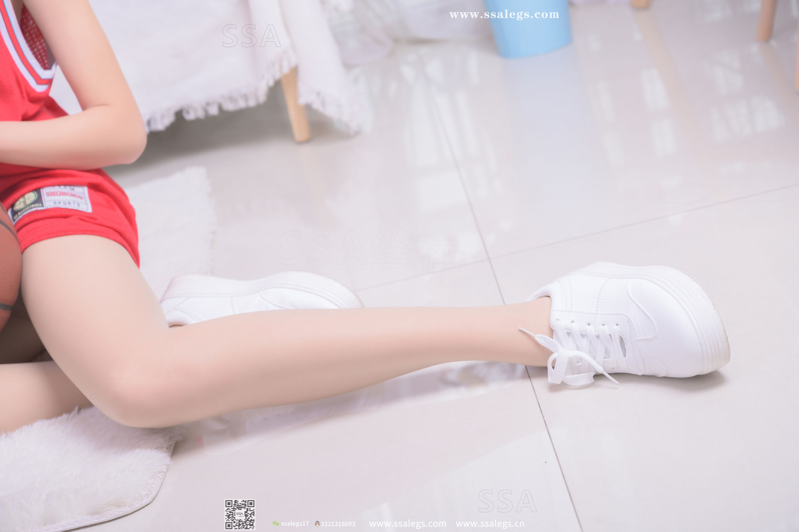 SSA Silk Club Super Clear photo NO.324 Ms. Susu Sister Su Su with a holiday at home to play basketball (top)