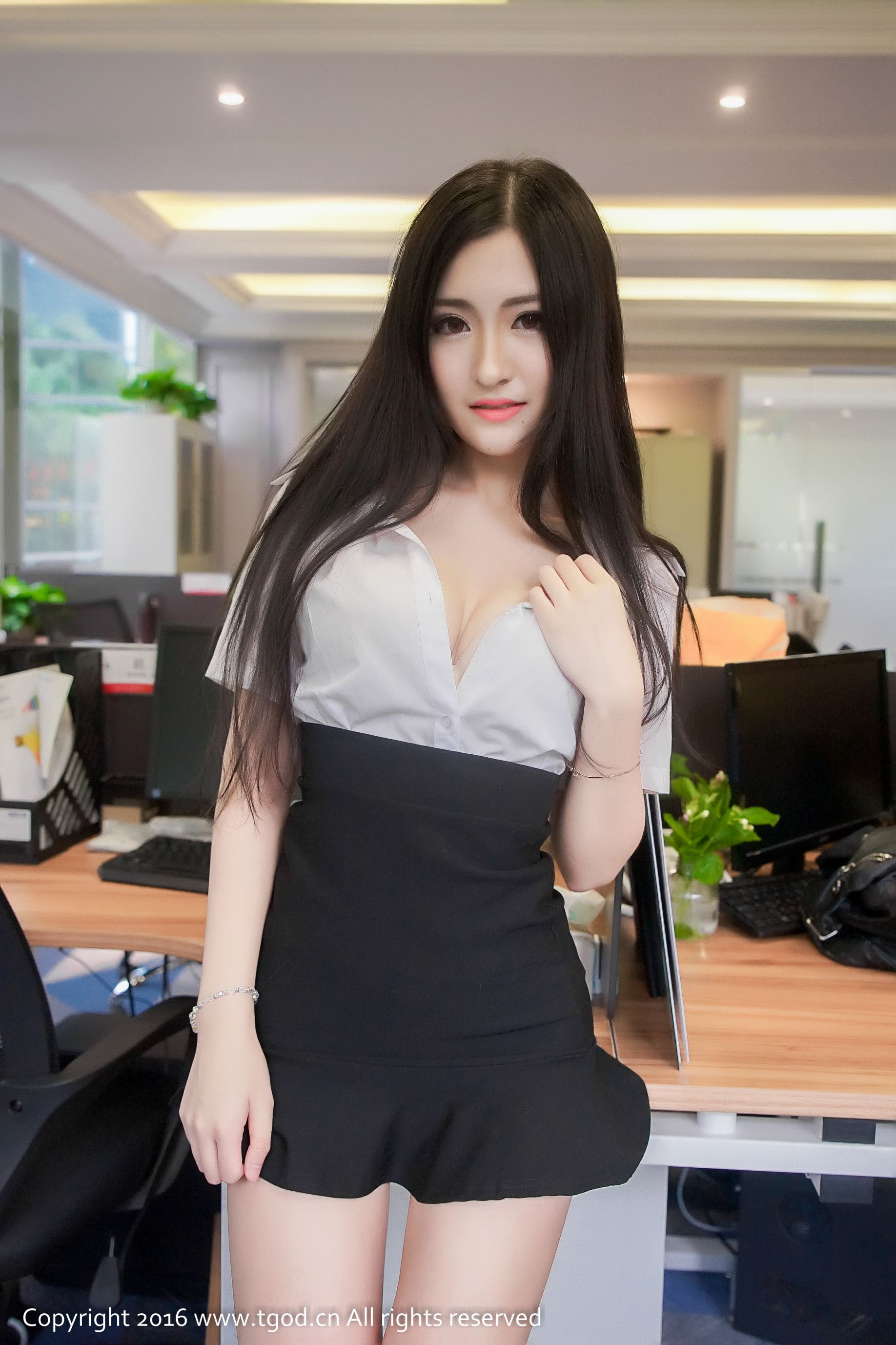 Shen Mengyao G-CAT Uniform Temptation Unstoppable Push Goddess TGOD