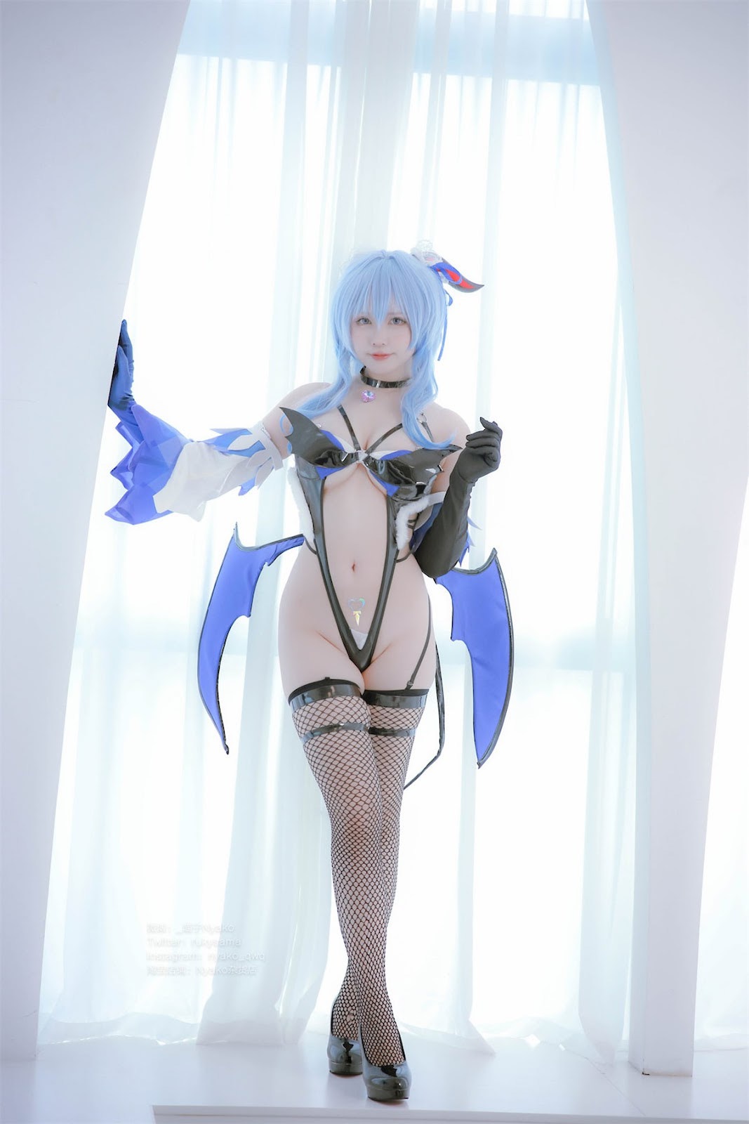 Cosplay Nyako Miaozi Genshin Ganyu Succubus