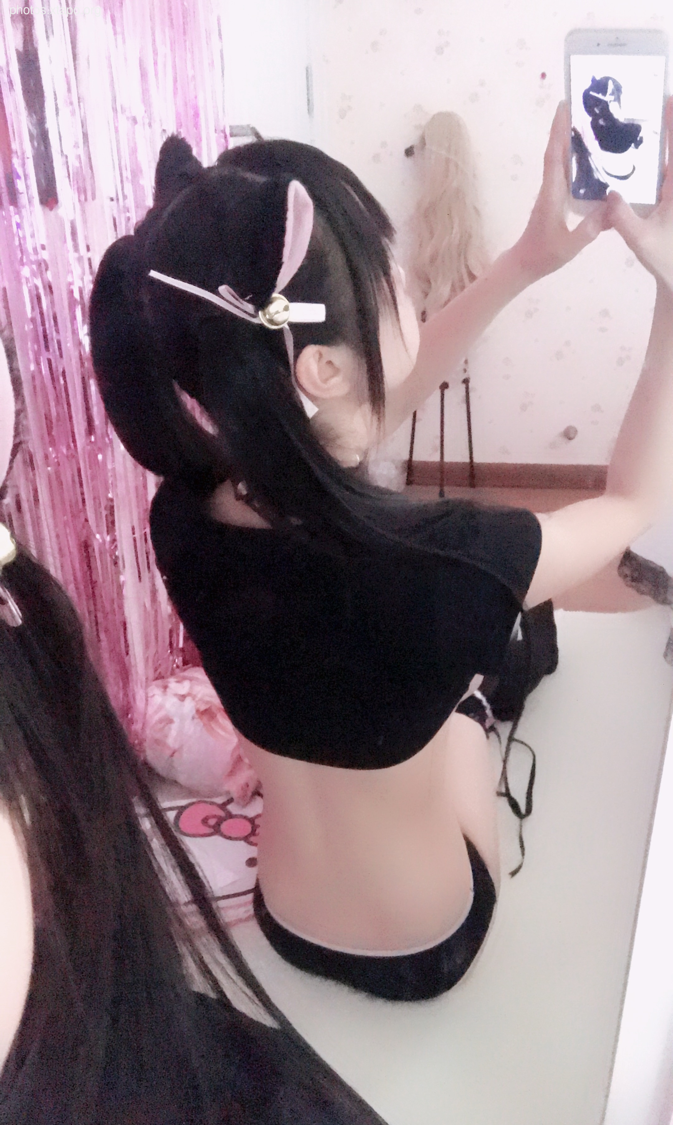 Double Ponytail Girls Saigao -2022 Spring Festival Special -Black Milk Milk