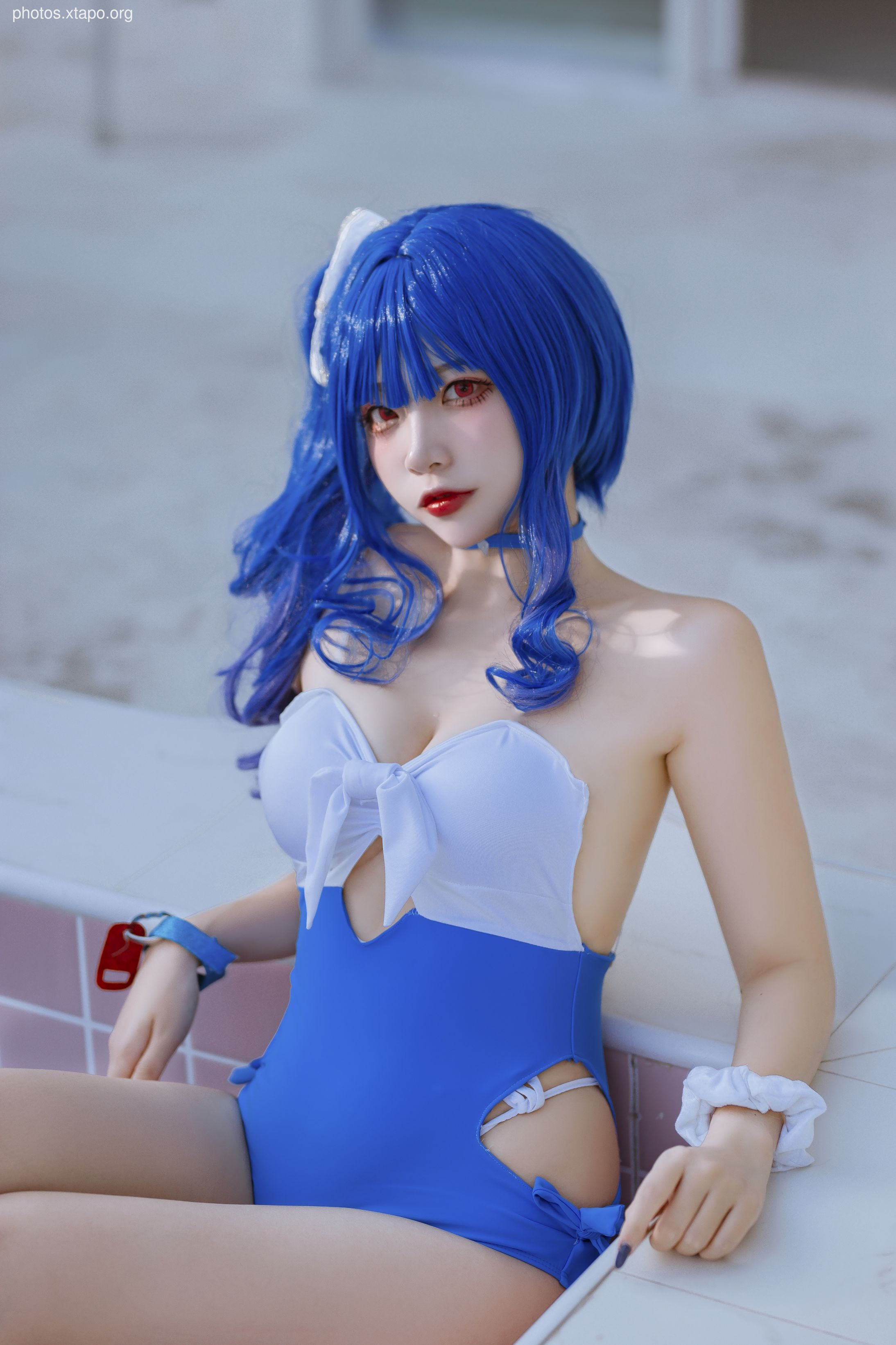 Erzuo Nisa Blue Bora Swimsuit 20p-364MB