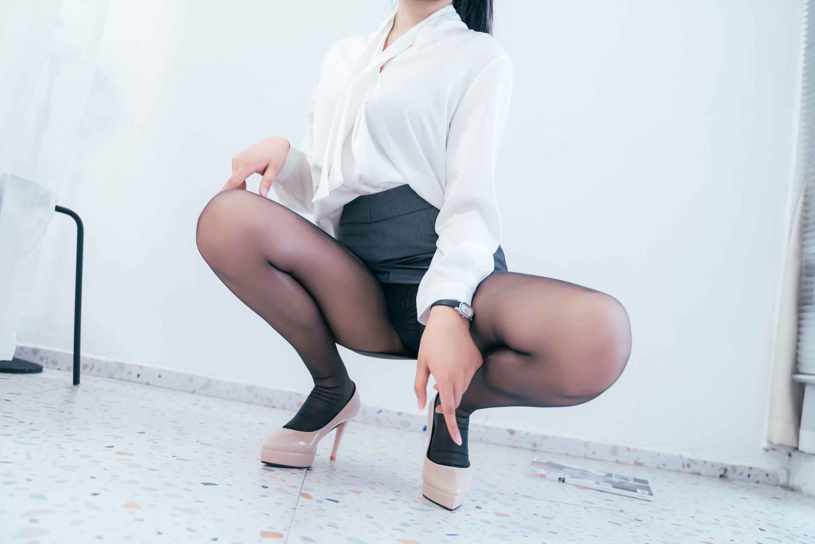 Net Red Coser Photo Sister Xuan Xiao -OL private socks temptation