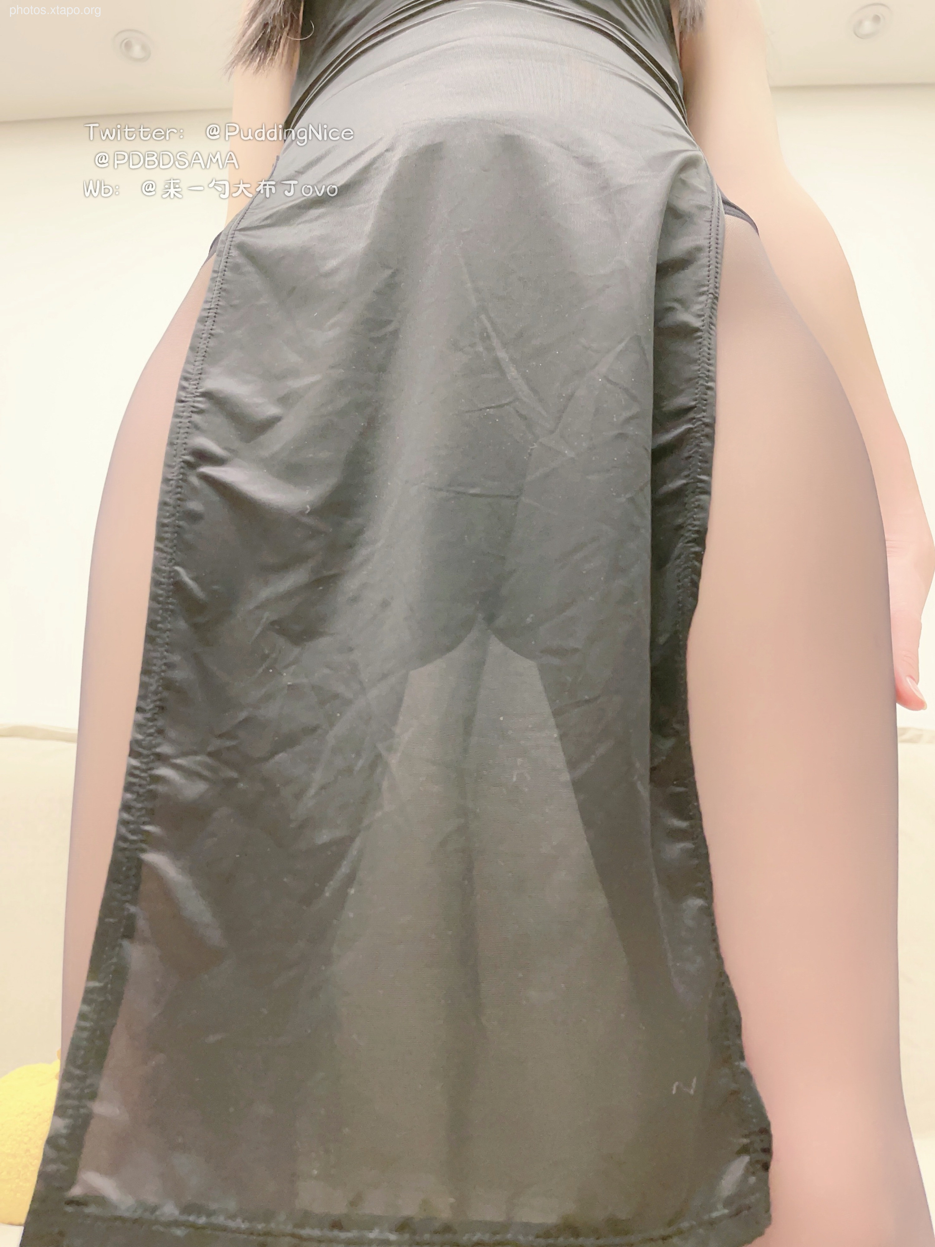 Pudding Dafa Black Cheongsam 44P3V-294M