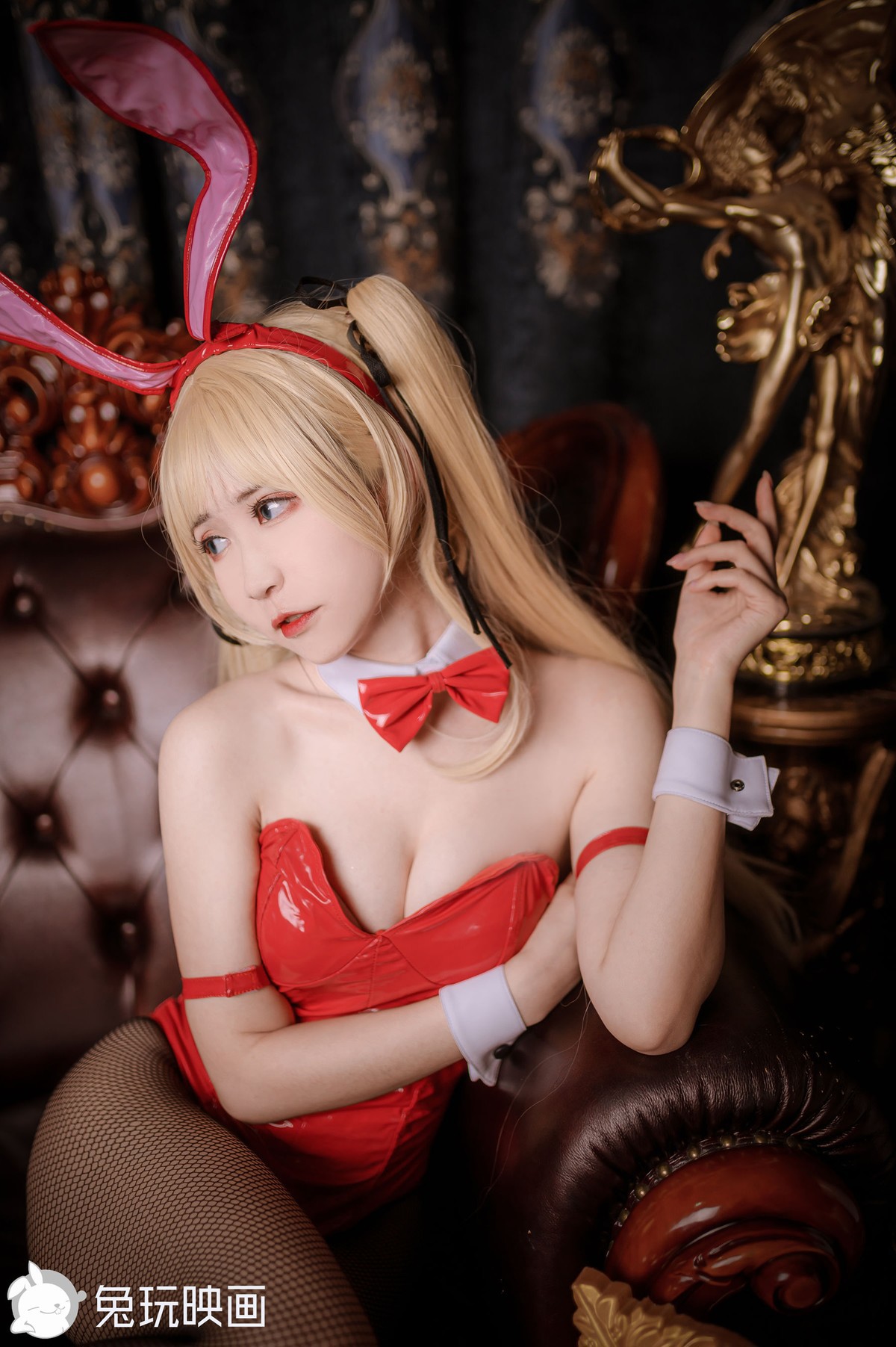 Rabbit Play Movie Cosplay Bunny Girl Red and Black