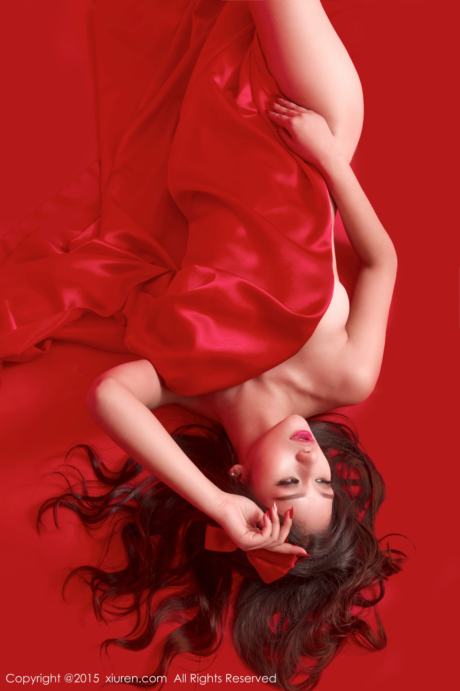 Sister Shi Yu's Red Background Theme Xiuren No.282