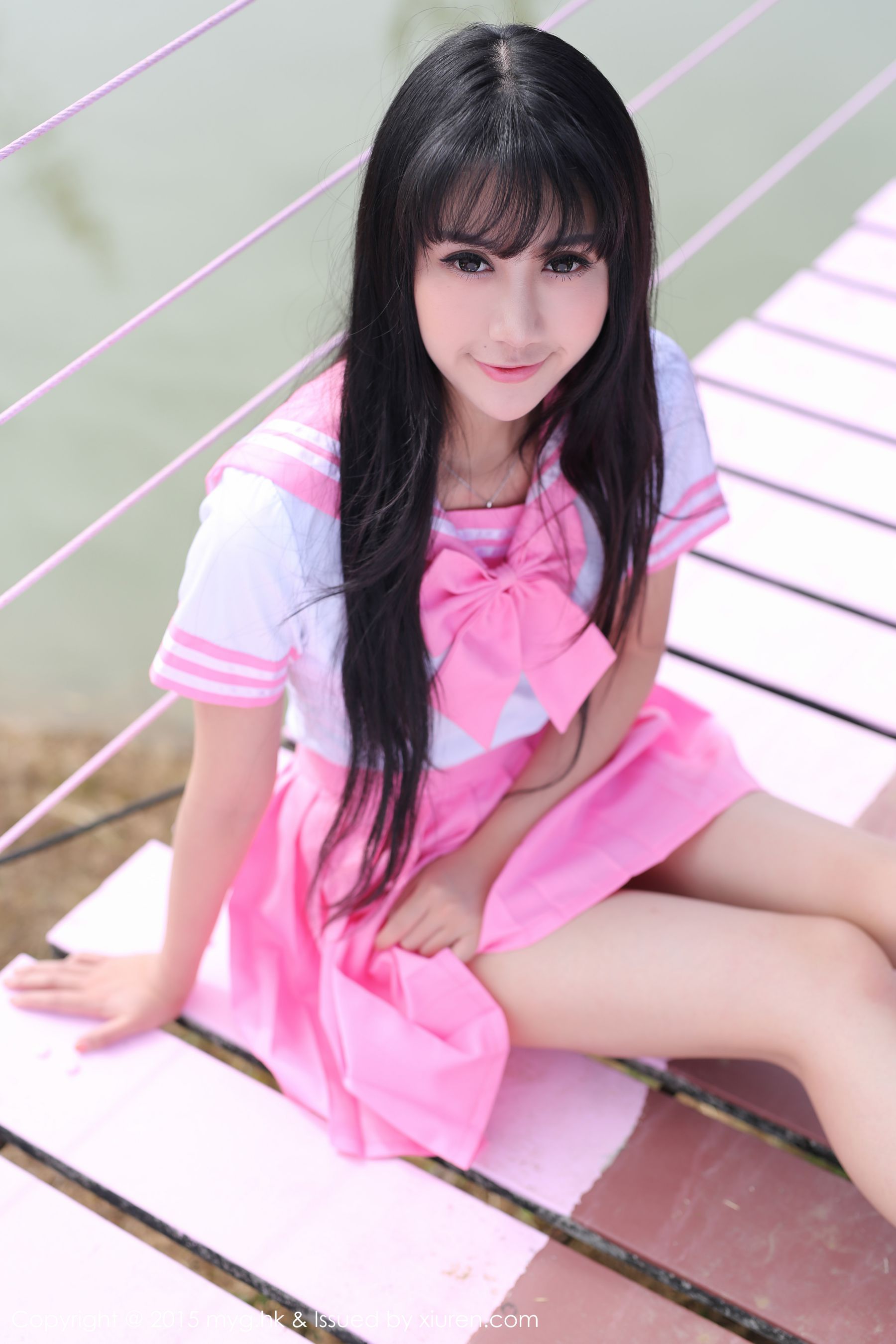 Yang Xiaoying's Pai County, Thailand school uniformhot pantsunderwear Meiyuan Pavilion Mygirl VOL.099